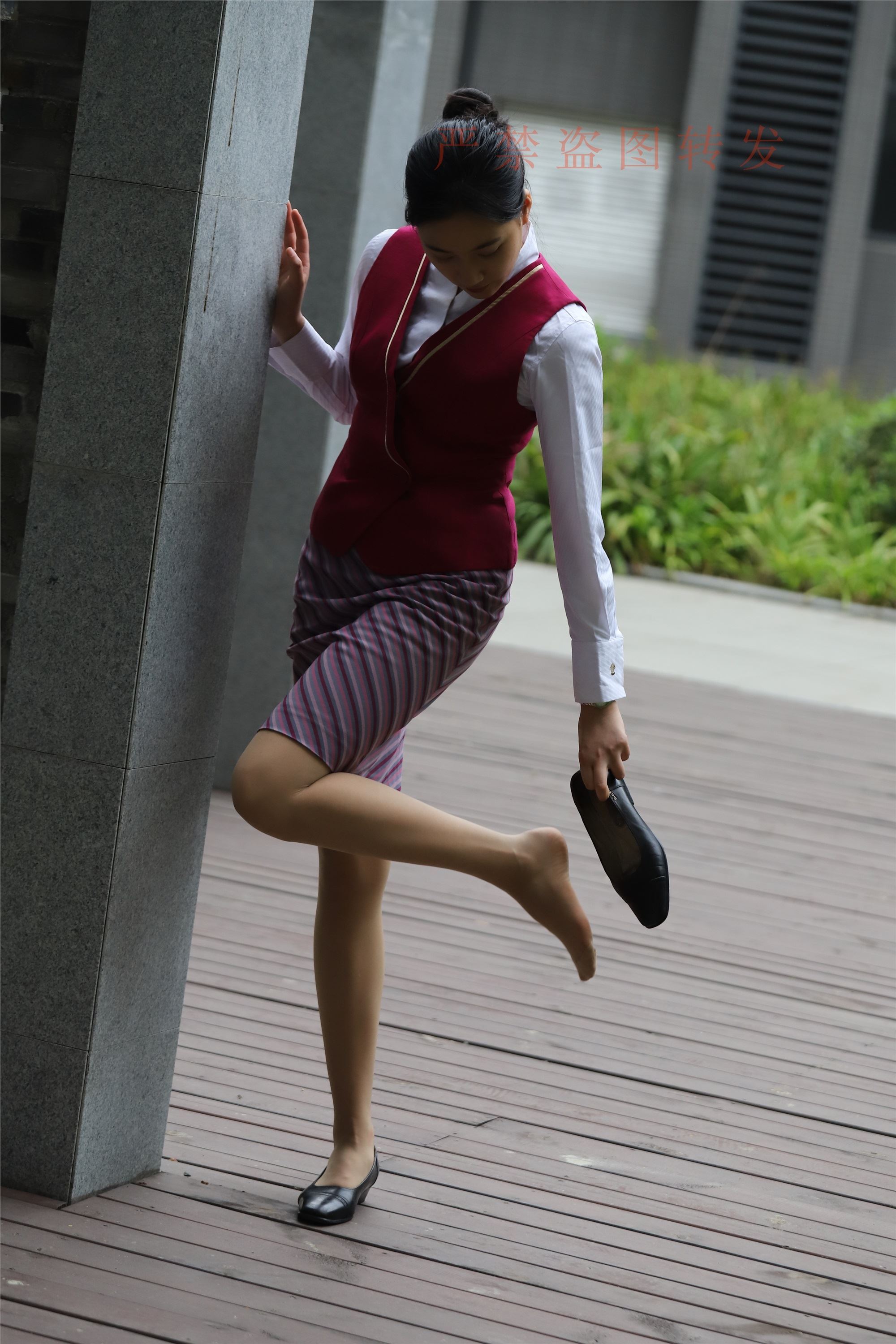 大西瓜套图  2018 5月活动 模特2 空乘制服2