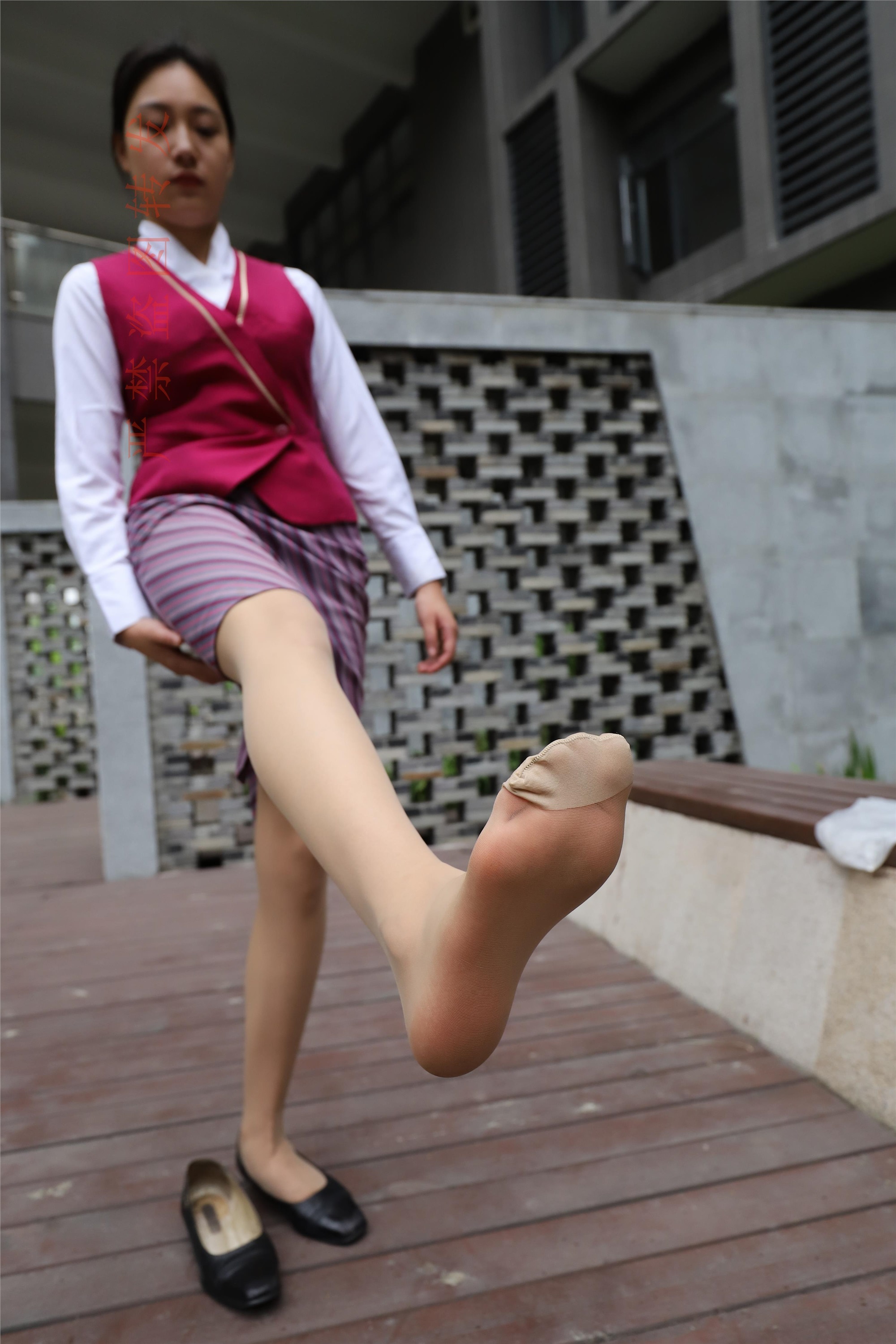 大西瓜套图  2018 5月活动 模特2 空乘制服3