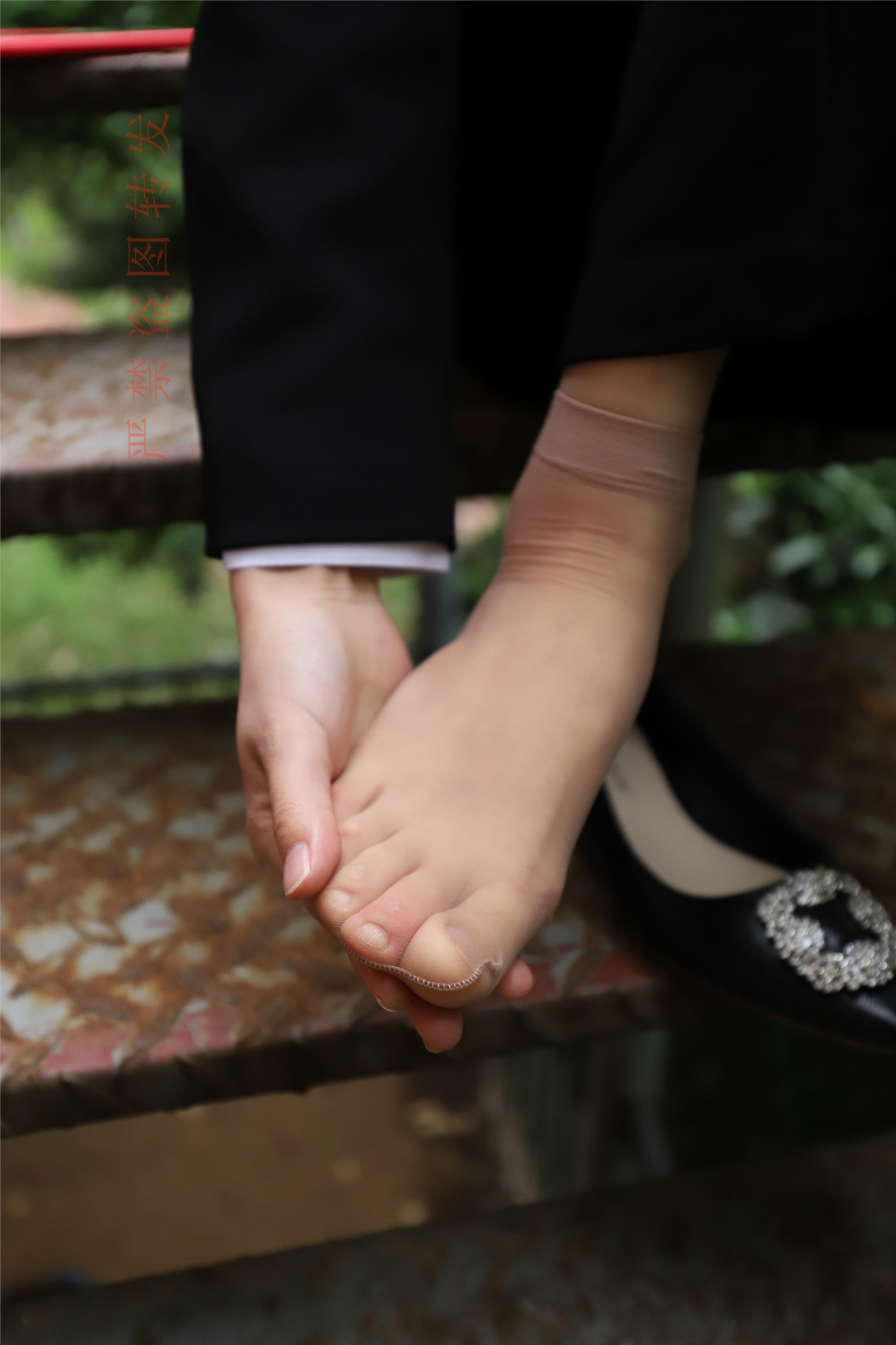 大西瓜套图  2018 4月活动 模特一 制服长裤1