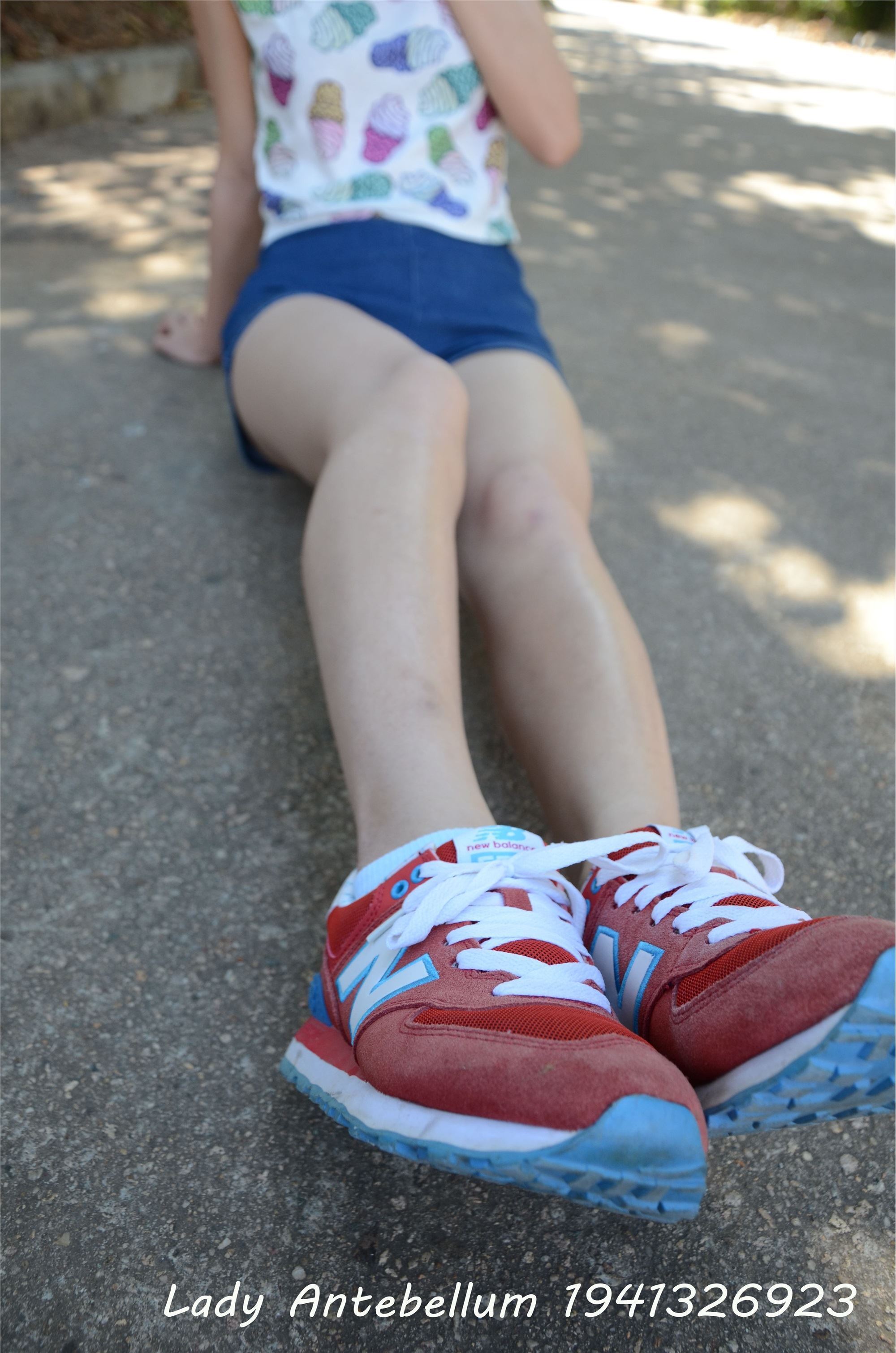 战前女神  恋足美腿棉袜女神级摄影套图 100