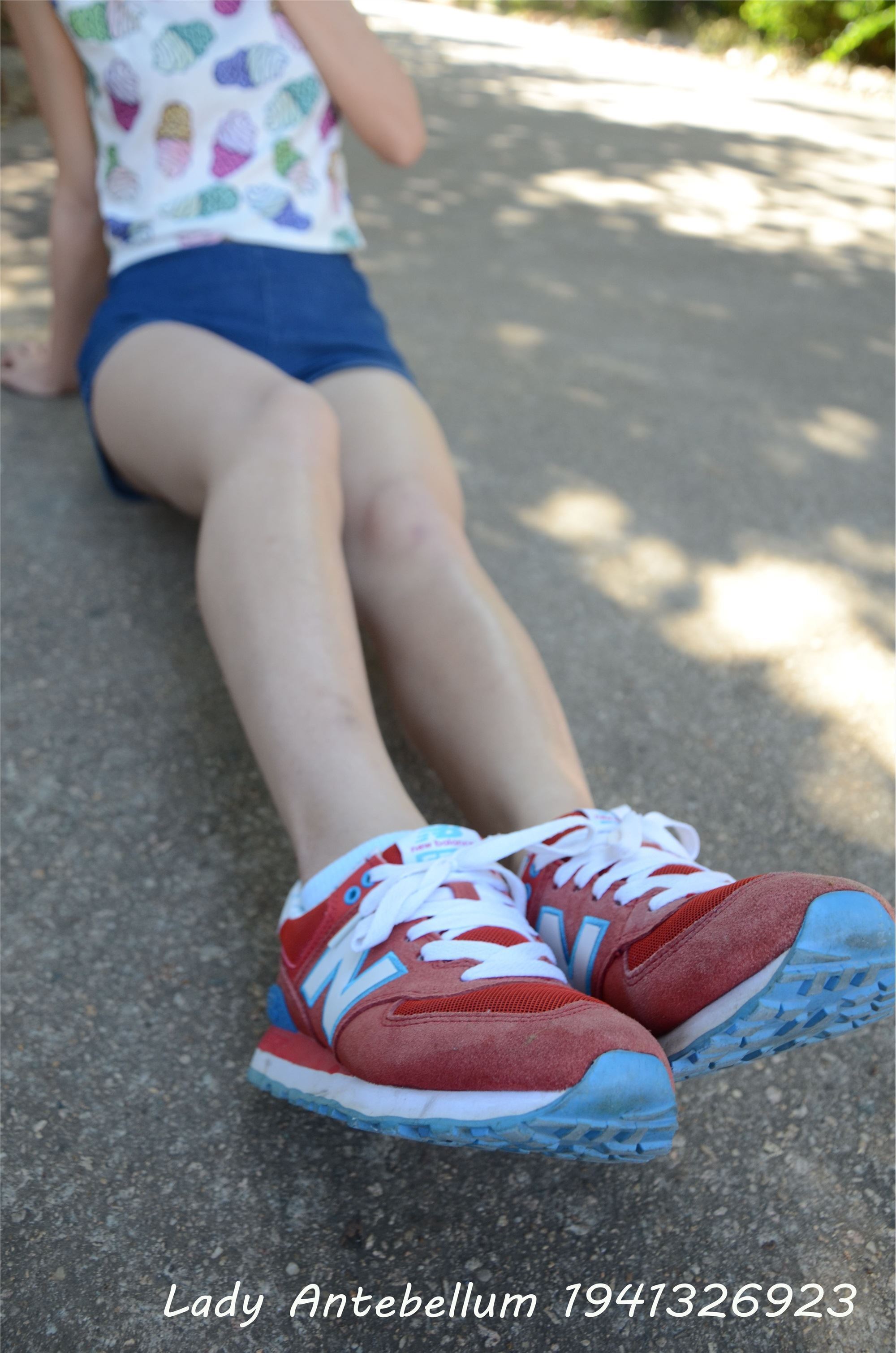 战前女神  恋足美腿棉袜女神级摄影套图 100