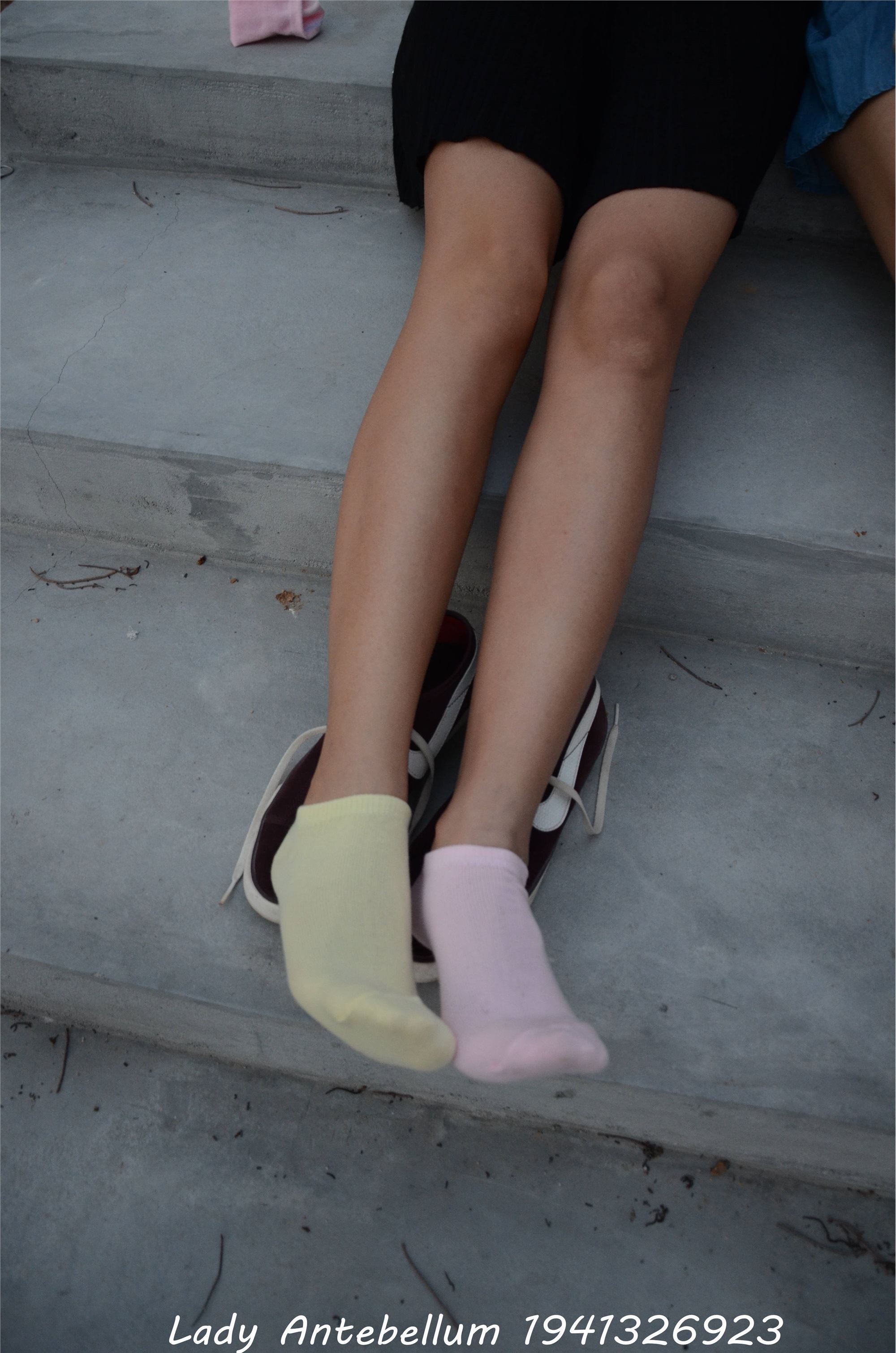 战前女神  恋足美腿棉袜女神级摄影套图 101