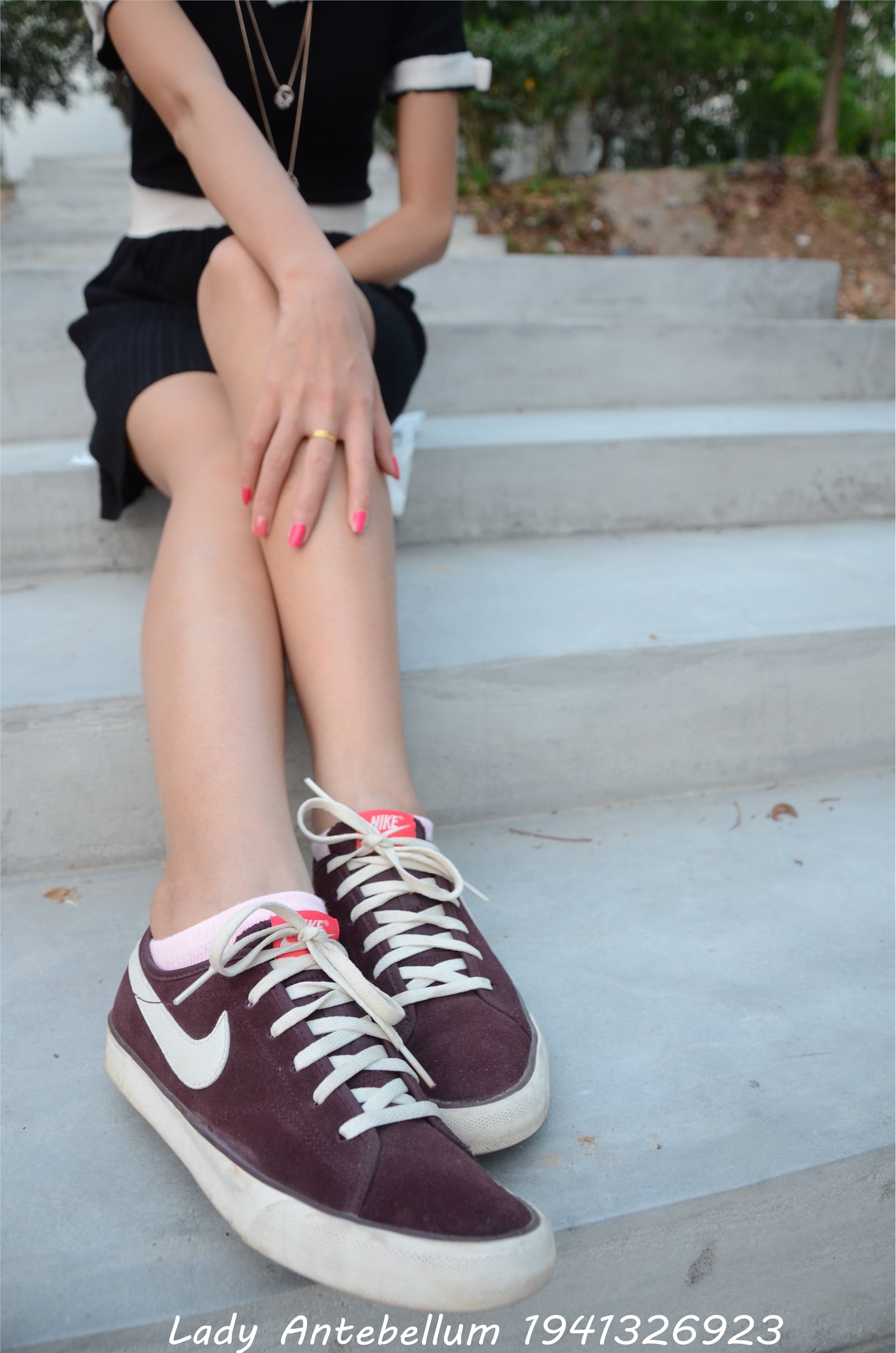 战前女神  恋足美腿棉袜女神级摄影套图 101