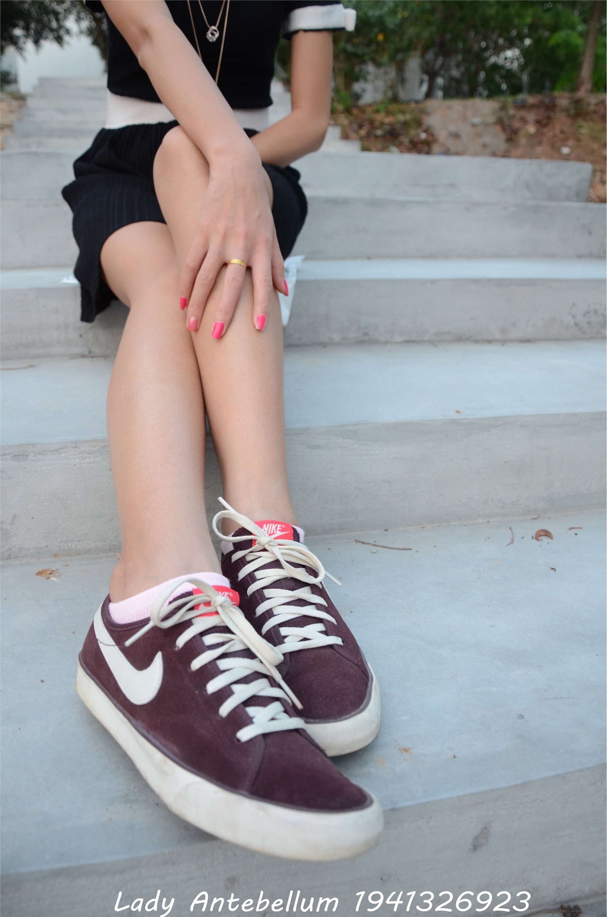 战前女神  恋足美腿棉袜女神级摄影套图 101