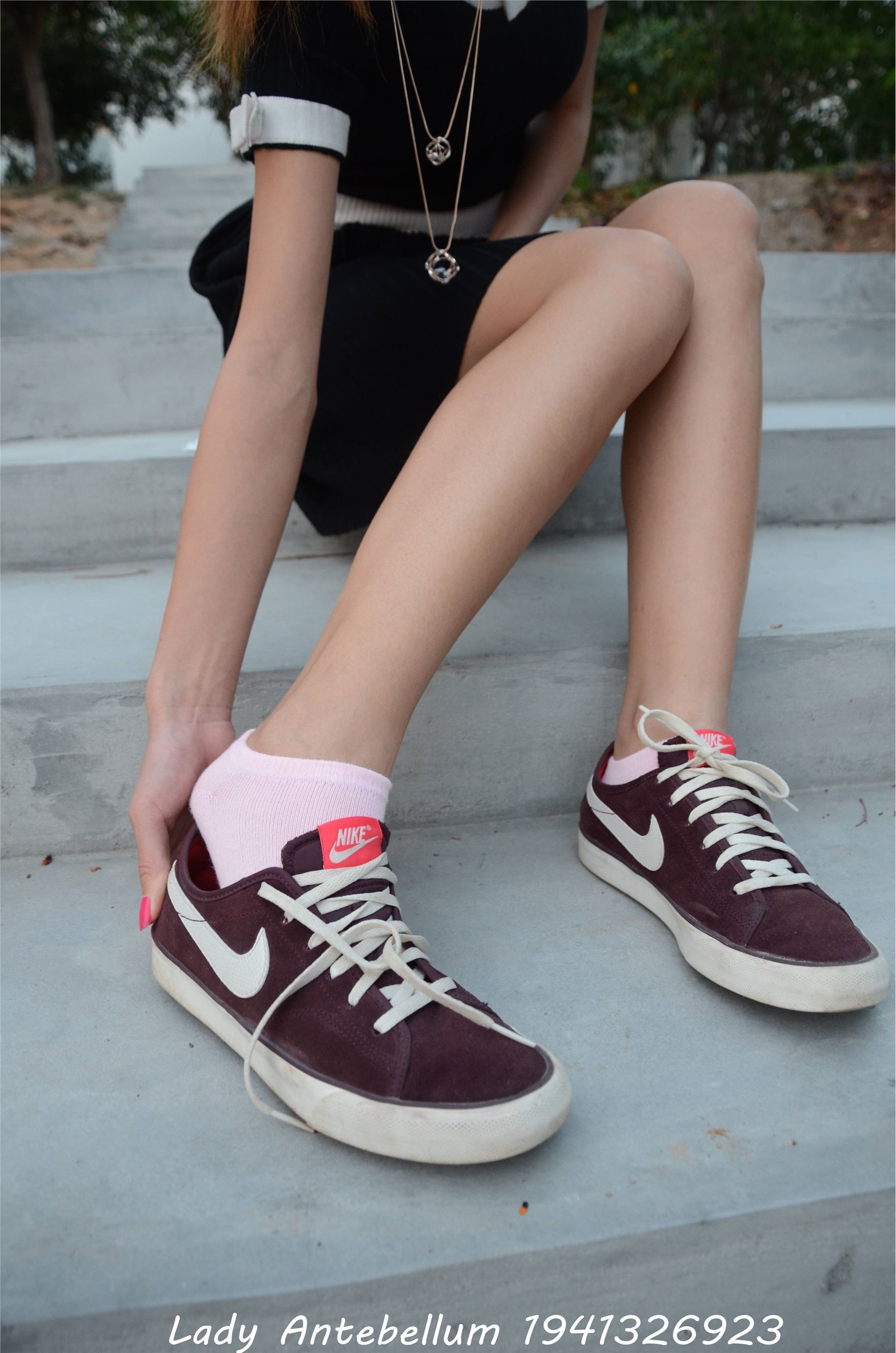 战前女神  恋足美腿棉袜女神级摄影套图 101