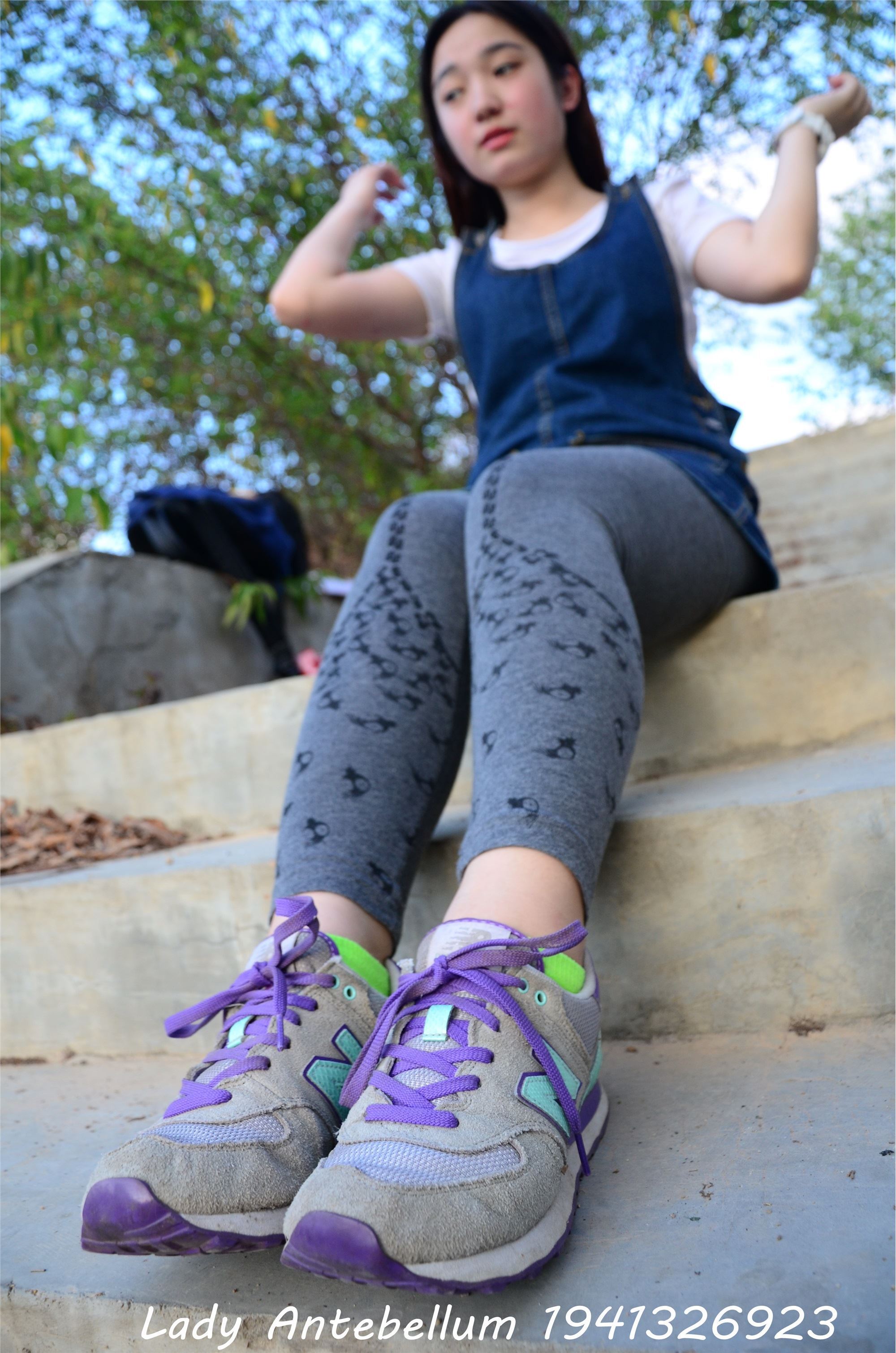 战前女神  恋足美腿棉袜女神级摄影套图 094