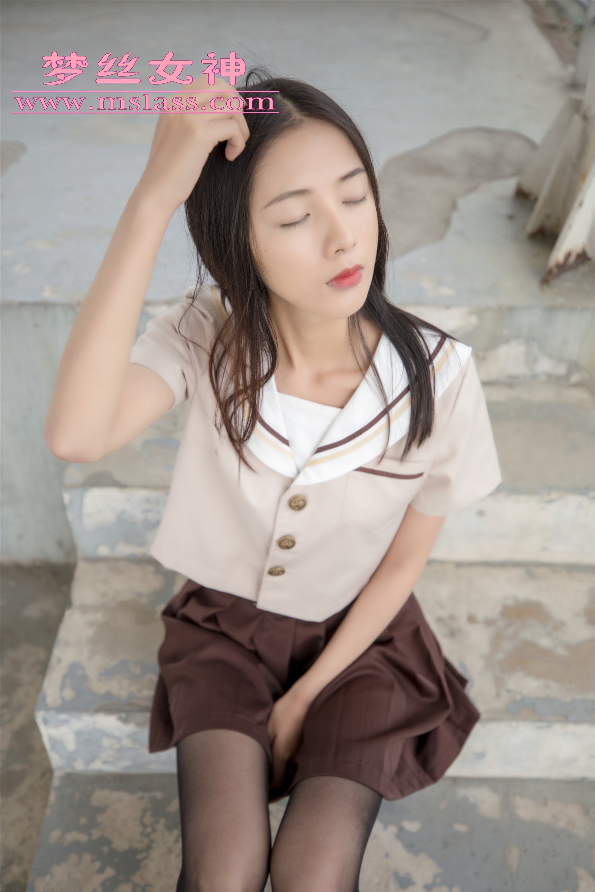 MSLASS梦丝女神 - 雪馨 学院的JK黑丝袜