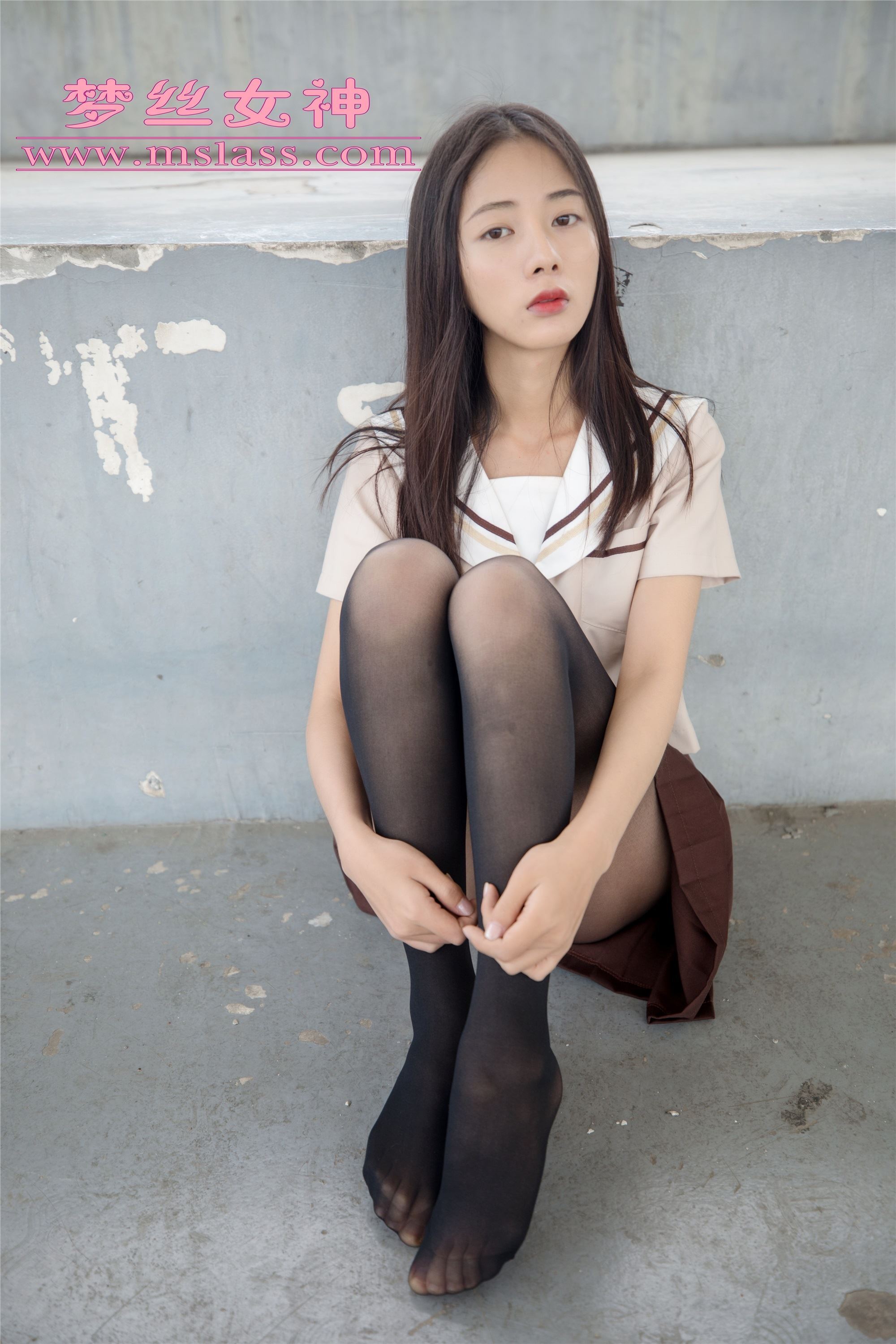 MSLASS梦丝女神 - 雪馨 学院的JK黑丝袜