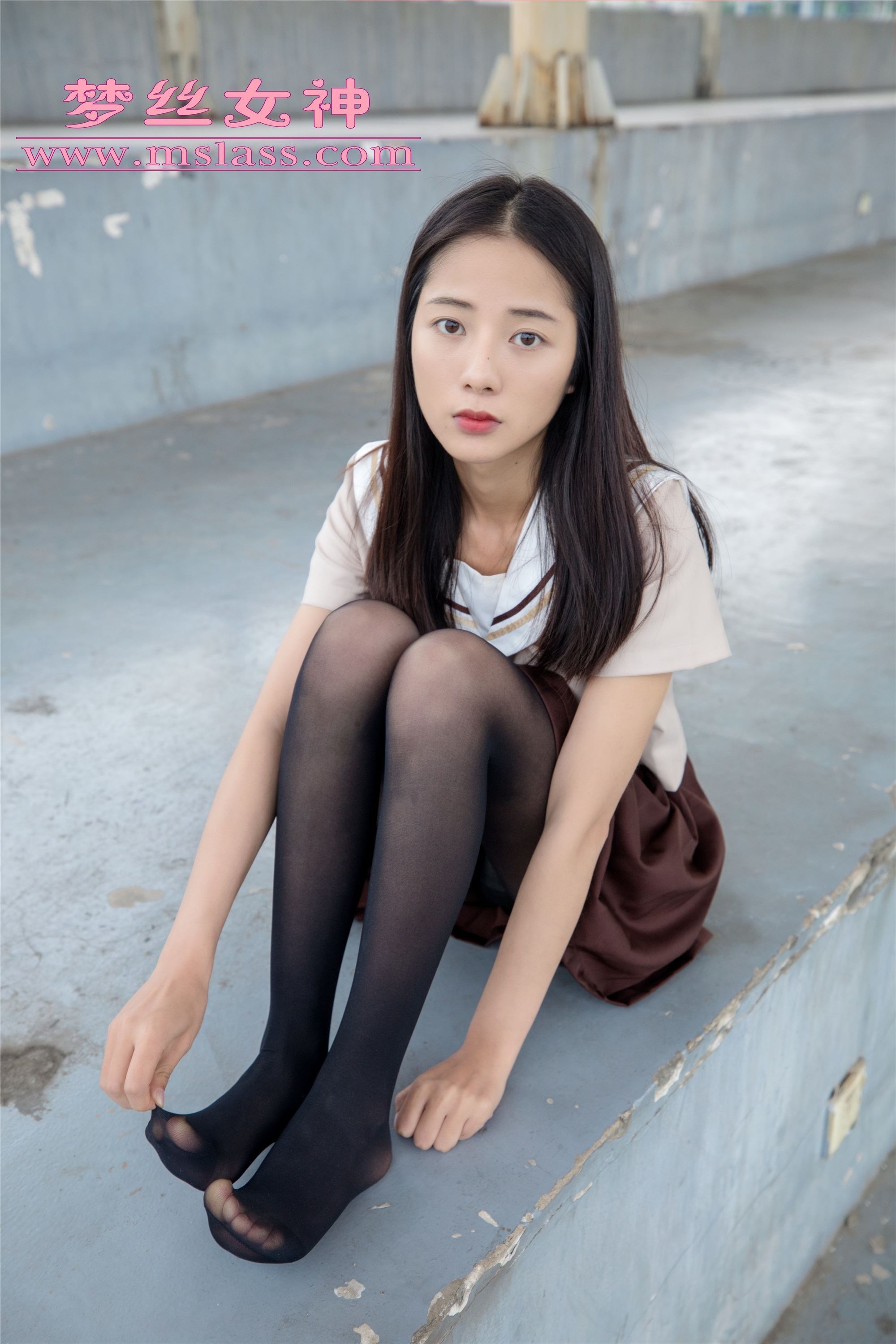 MSLASS梦丝女神 - 雪馨 学院的JK黑丝袜