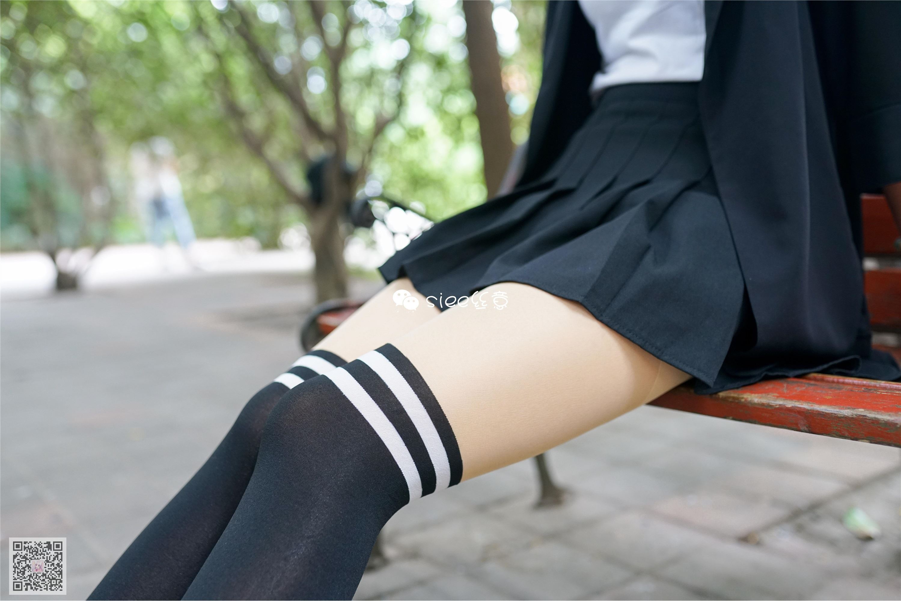 SIEE丝意  No.328 嫣然 走在晨光里的学妹