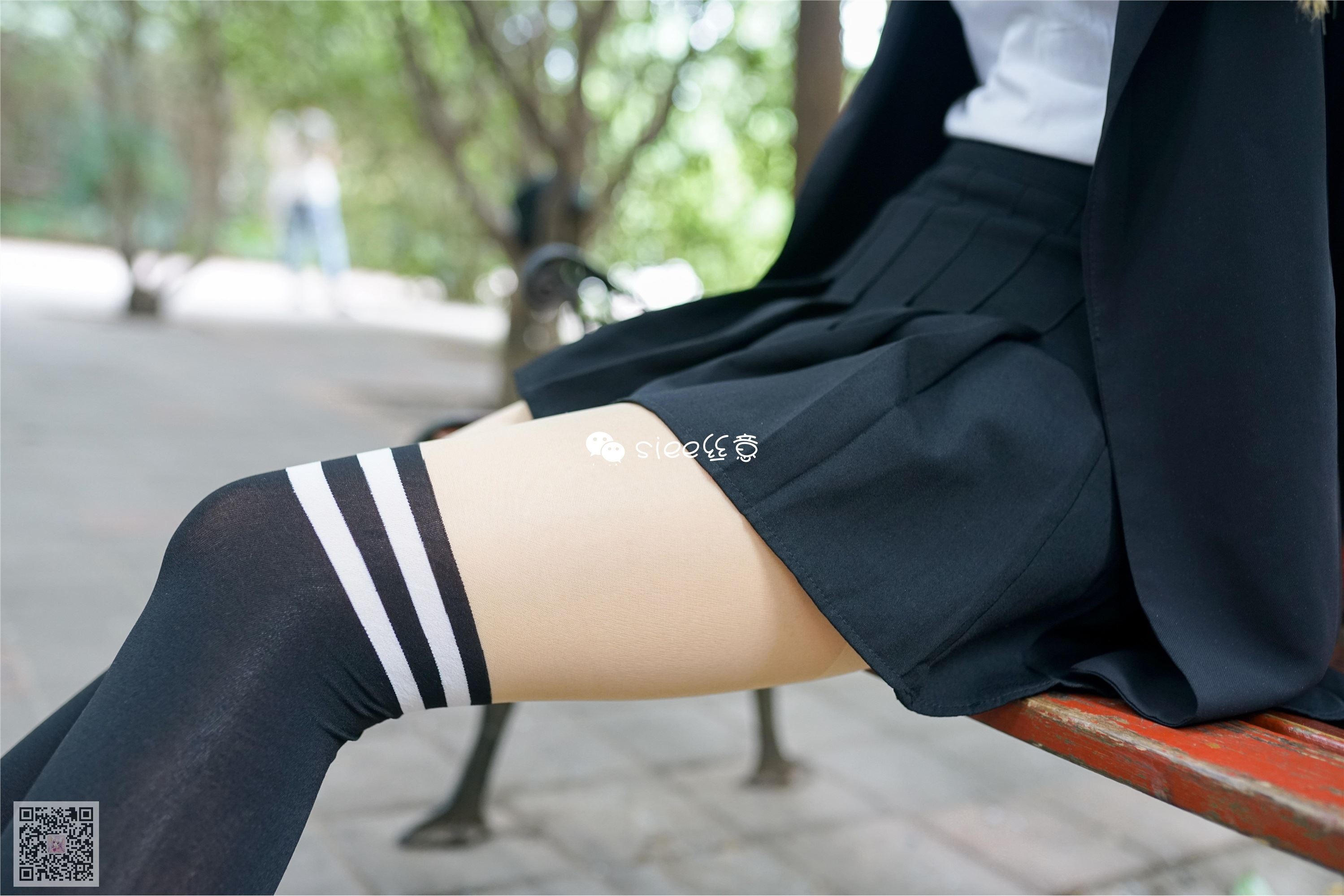 SIEE丝意  No.328 嫣然 走在晨光里的学妹