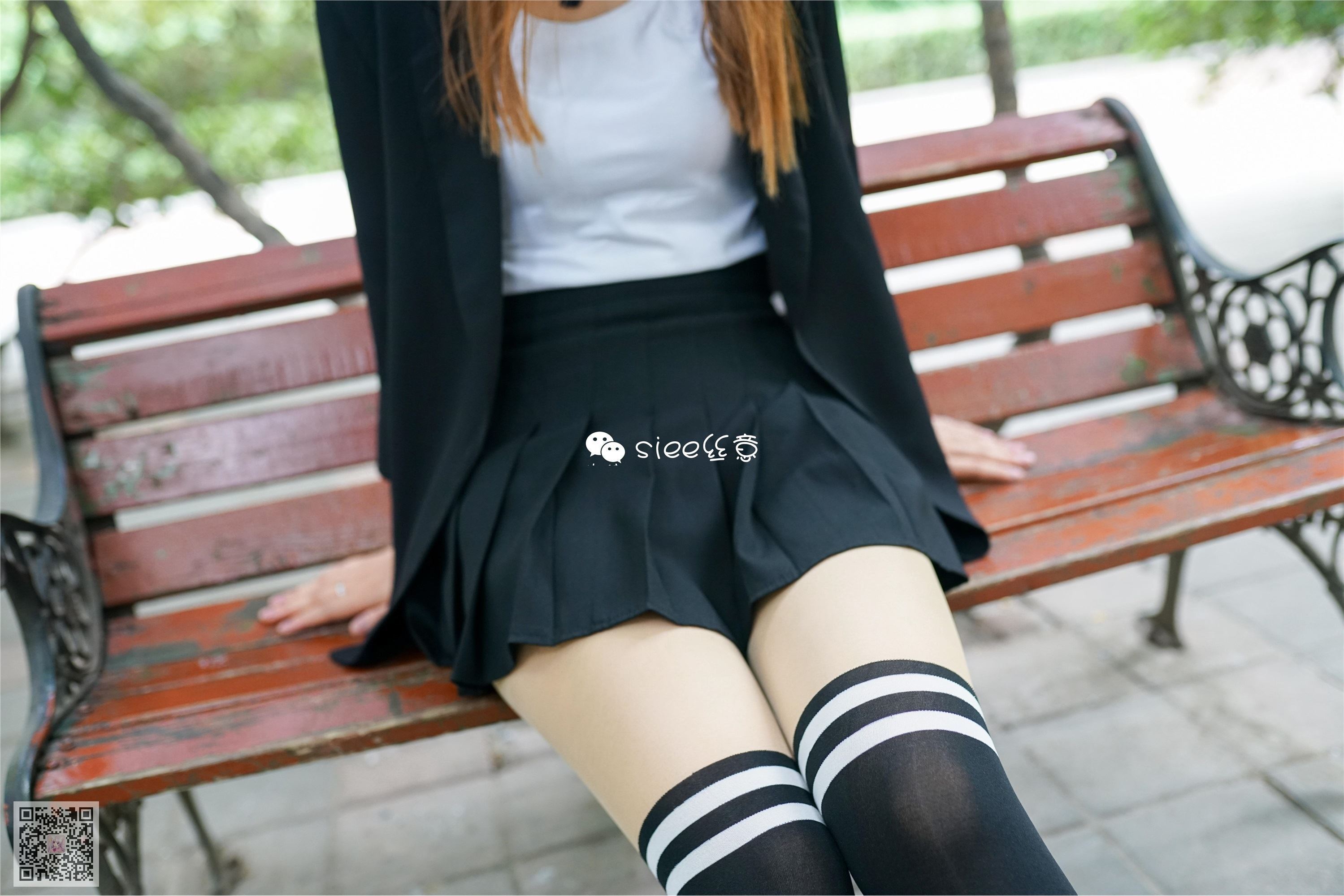 SIEE丝意  No.328 嫣然 走在晨光里的学妹