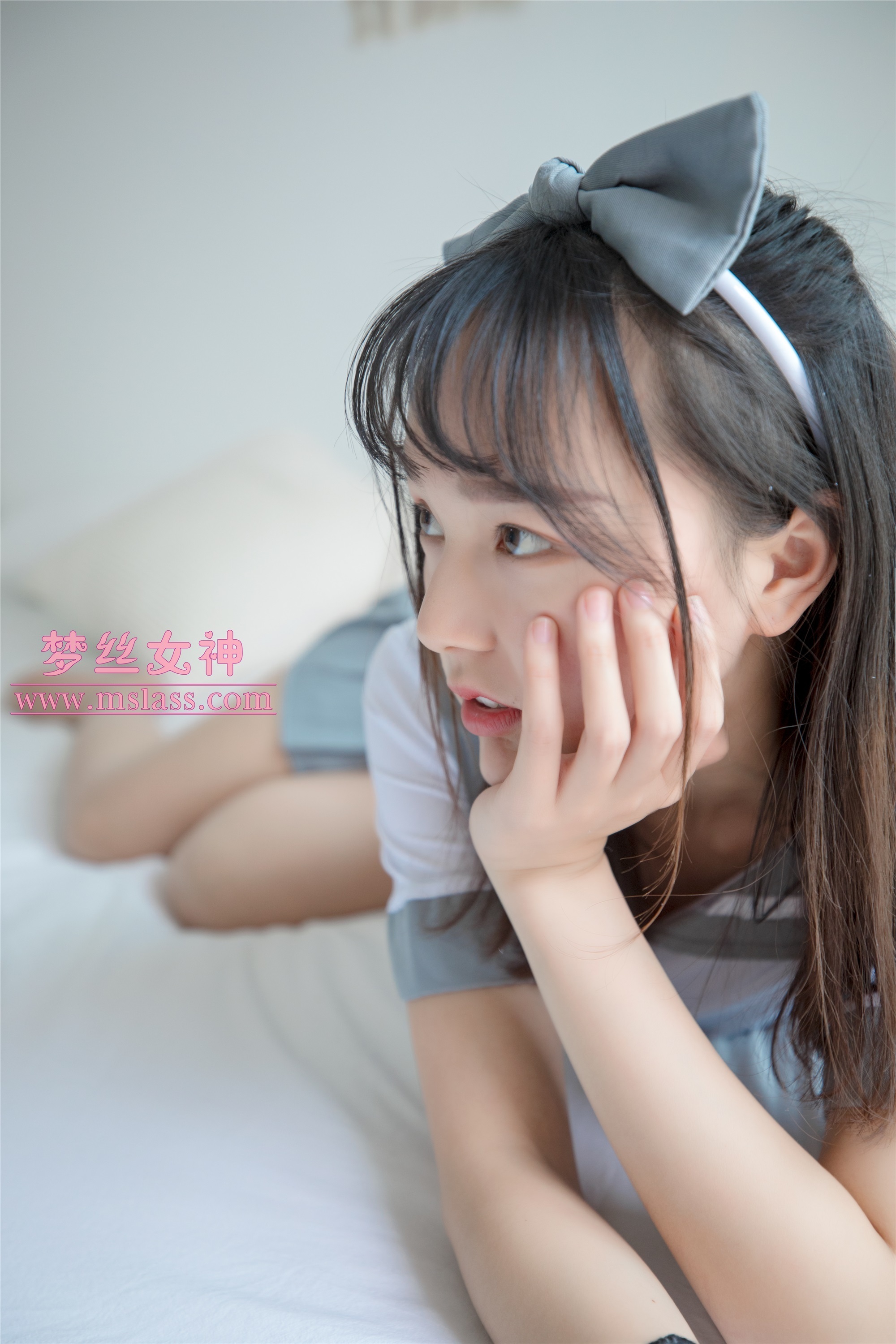 MSLASS梦丝女神 - 玥玥 白色丝袜空间