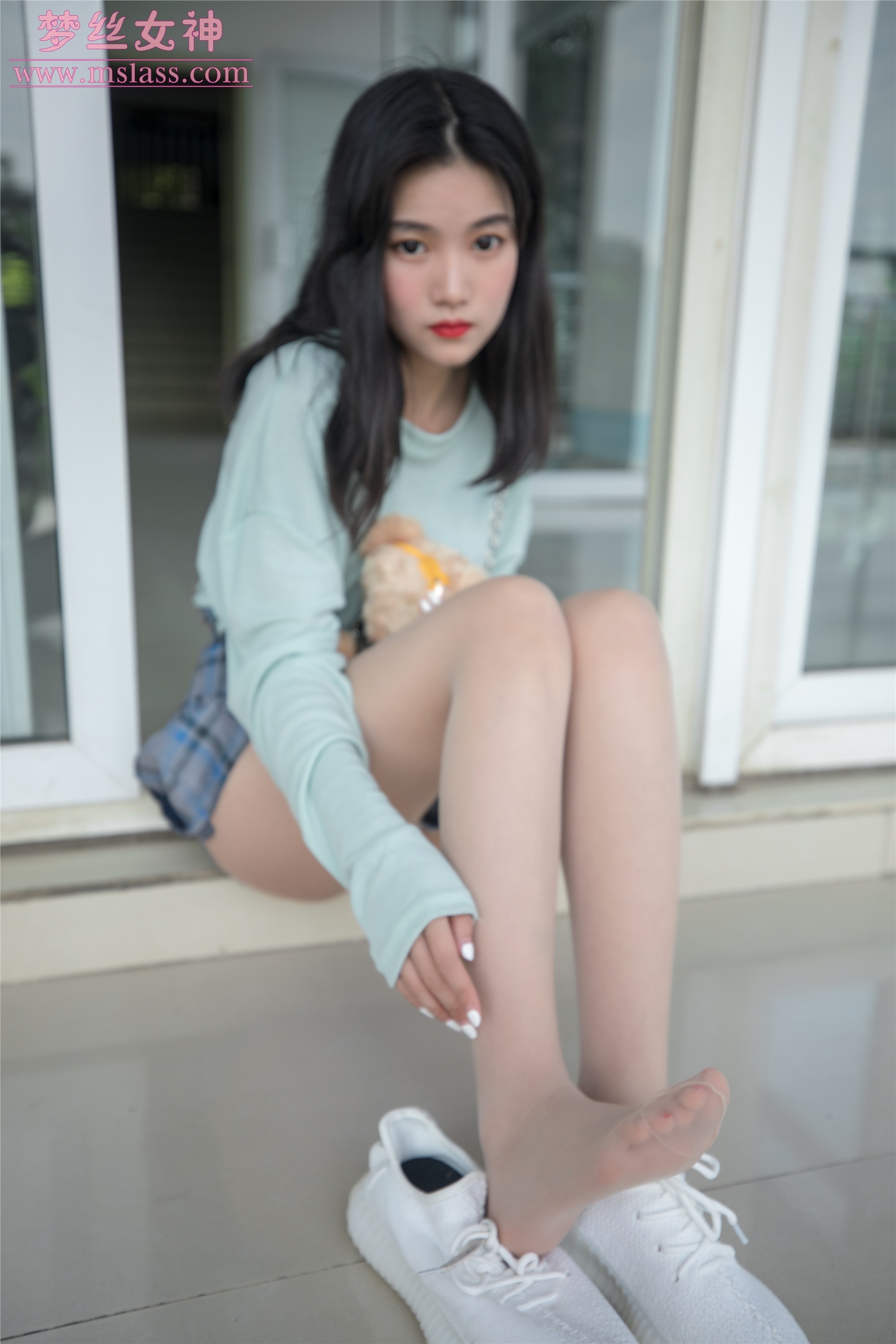 MSLASS梦丝女神 - 酥酥 恬静的小白鞋丝袜