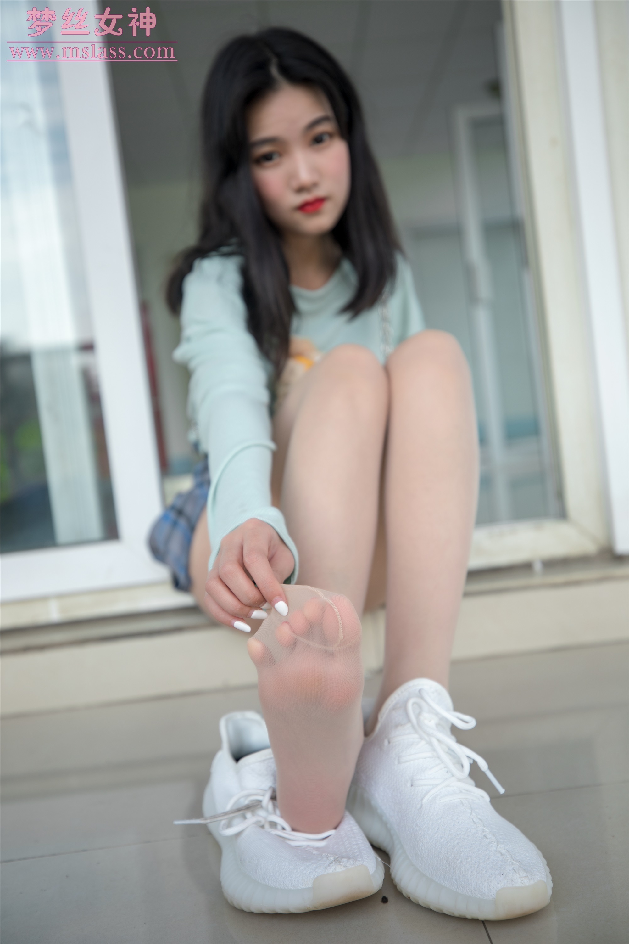 MSLASS梦丝女神 - 酥酥 恬静的小白鞋丝袜