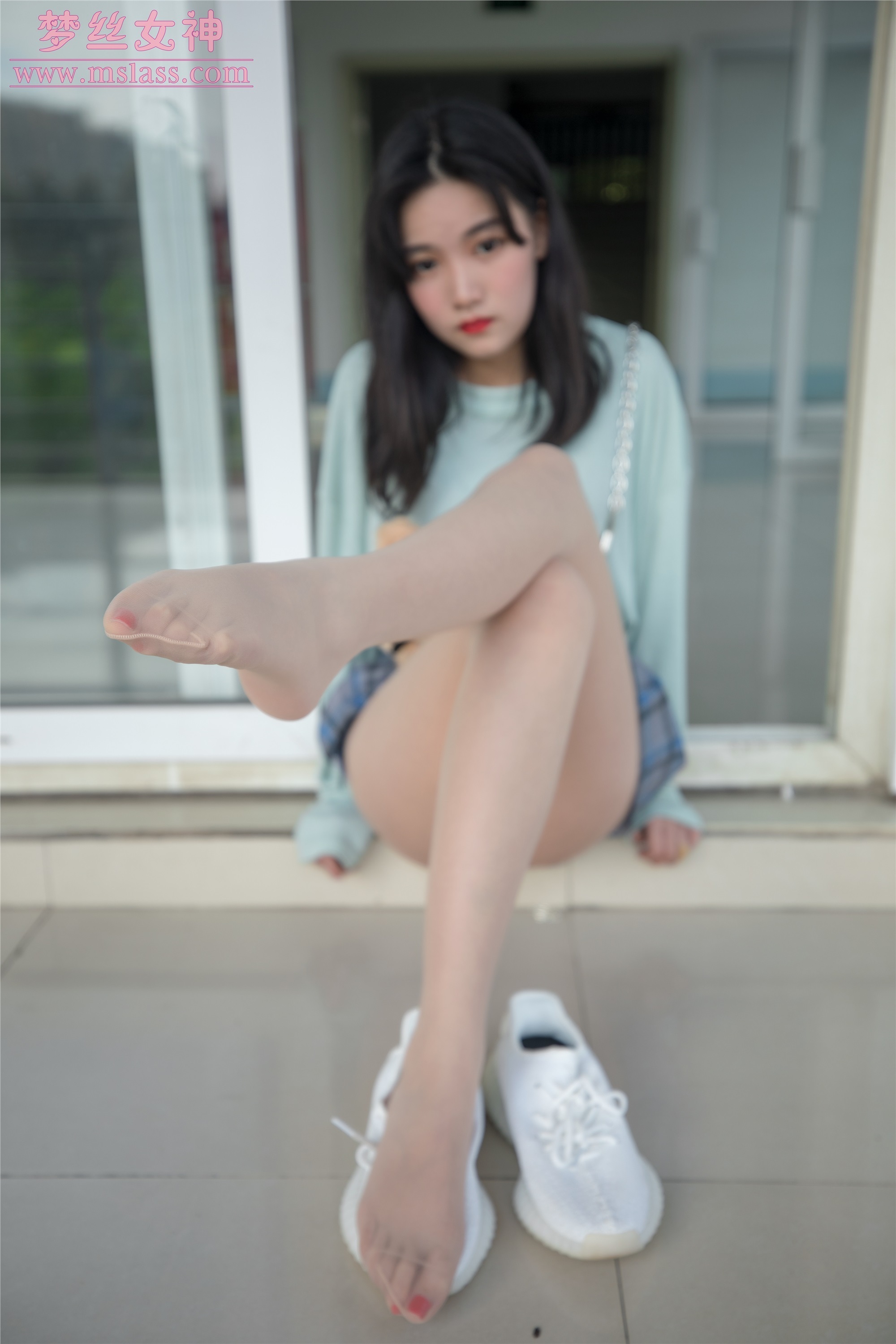 MSLASS梦丝女神 - 酥酥 恬静的小白鞋丝袜