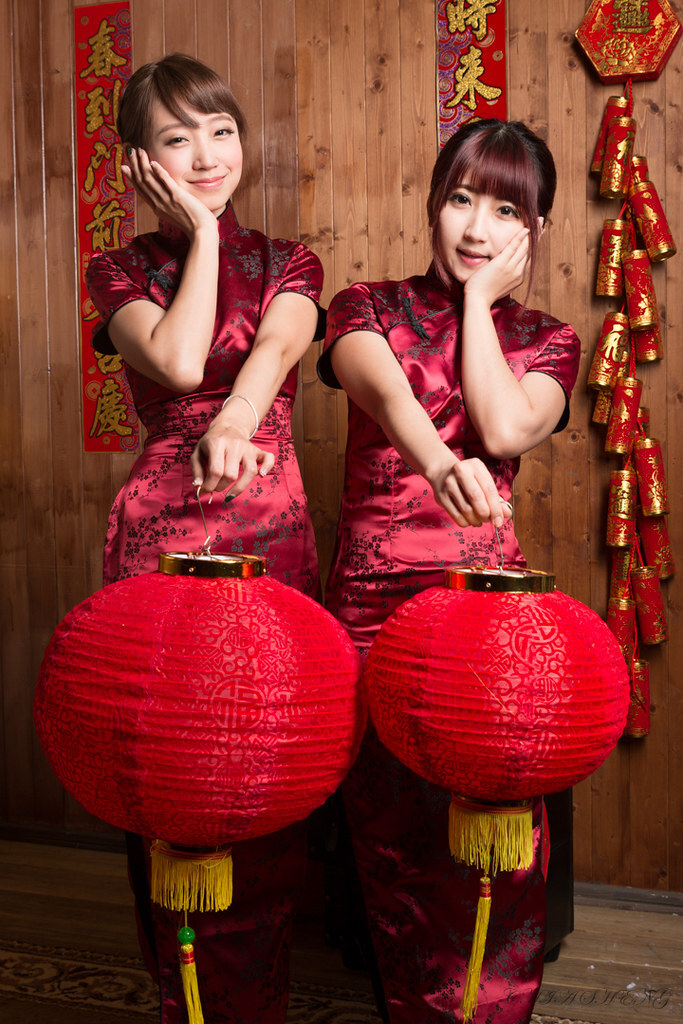 Beautyleg番外篇2015-01-25 木子萱&中原红茶妹新年风棚拍