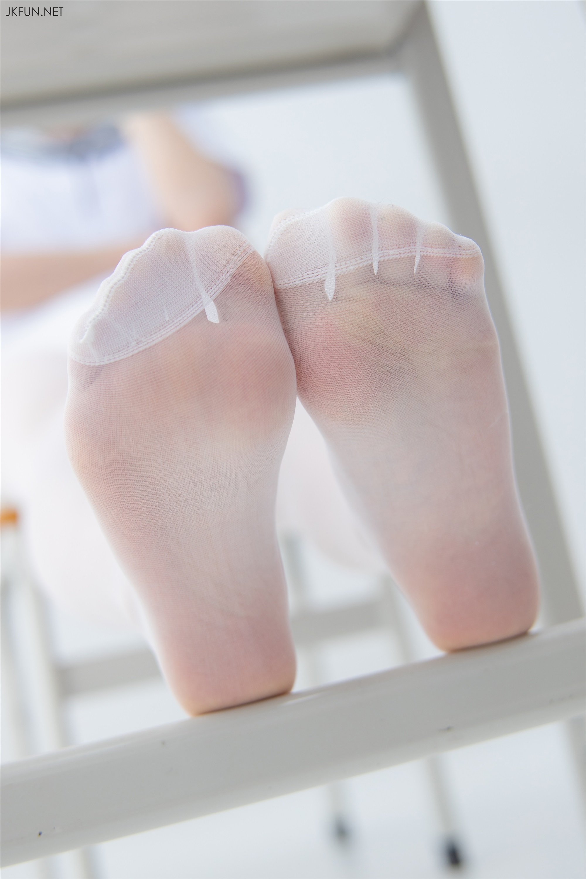 森萝财团写真 - JKFUN-018 15D超薄白丝 小青