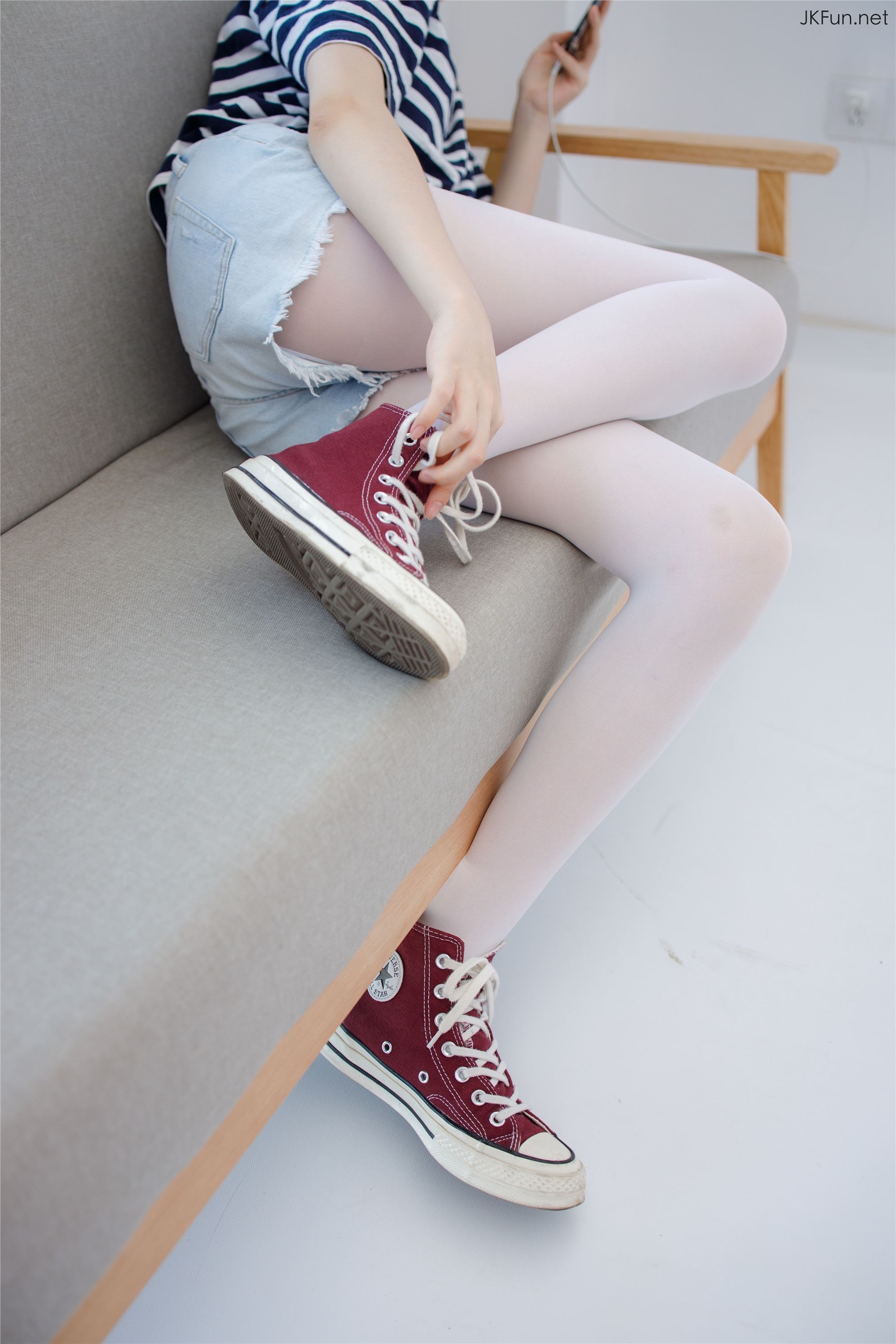 森萝财团写真 - JKFUN-020 80D白丝 Aika