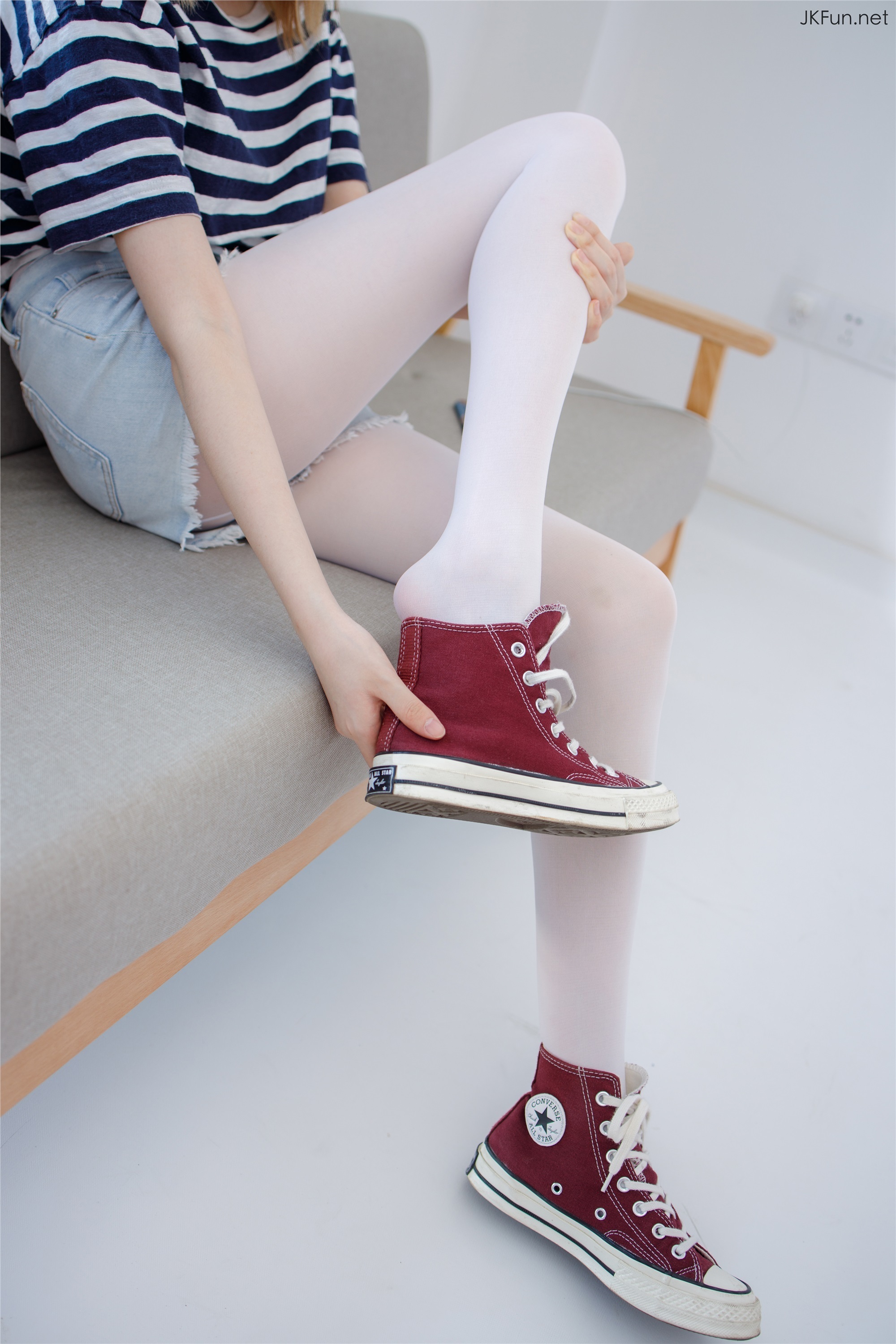 森萝财团写真 - JKFUN-020 80D白丝 Aika