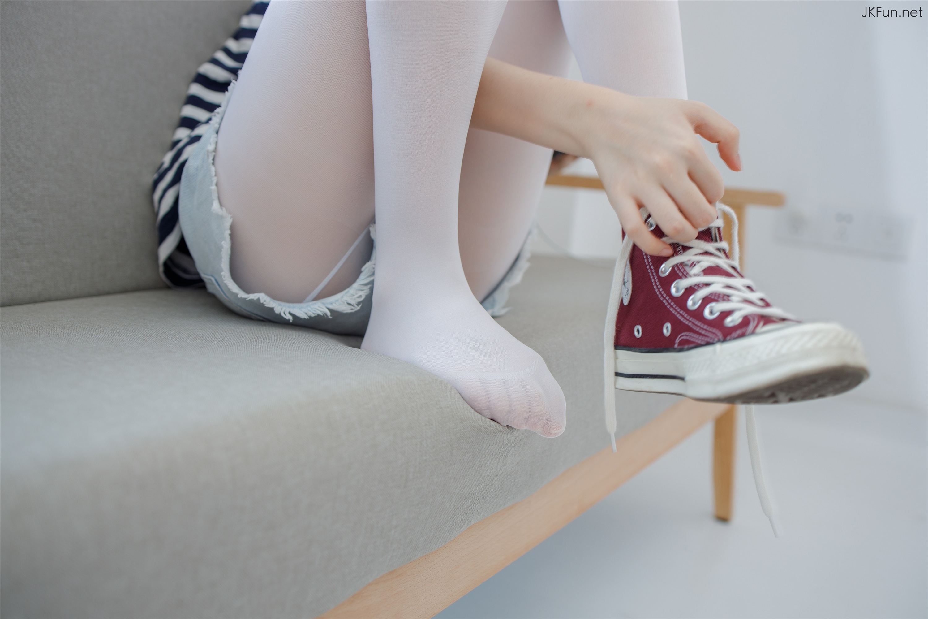 森萝财团写真 - JKFUN-020 80D白丝 Aika