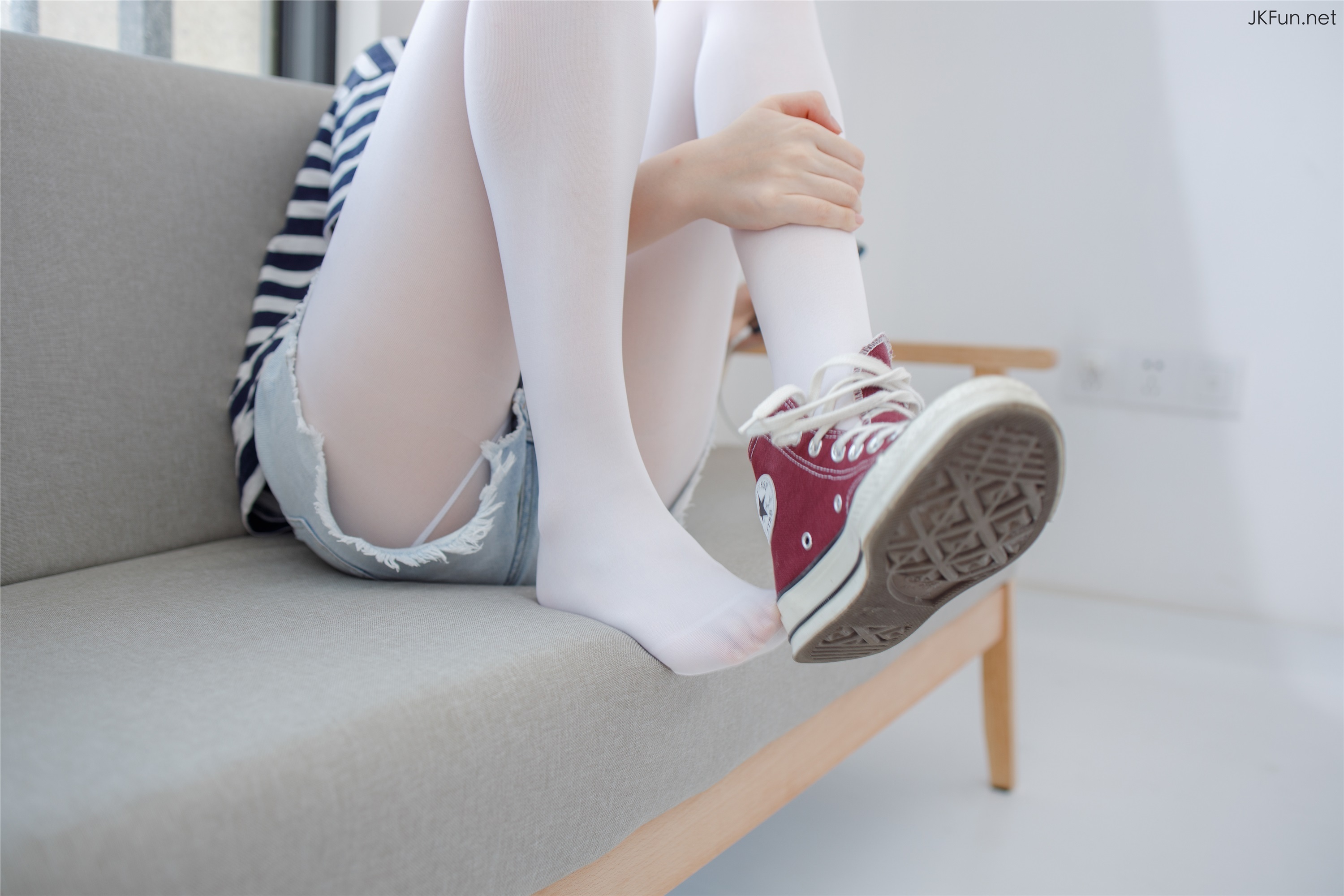 森萝财团写真 - JKFUN-020 80D白丝 Aika