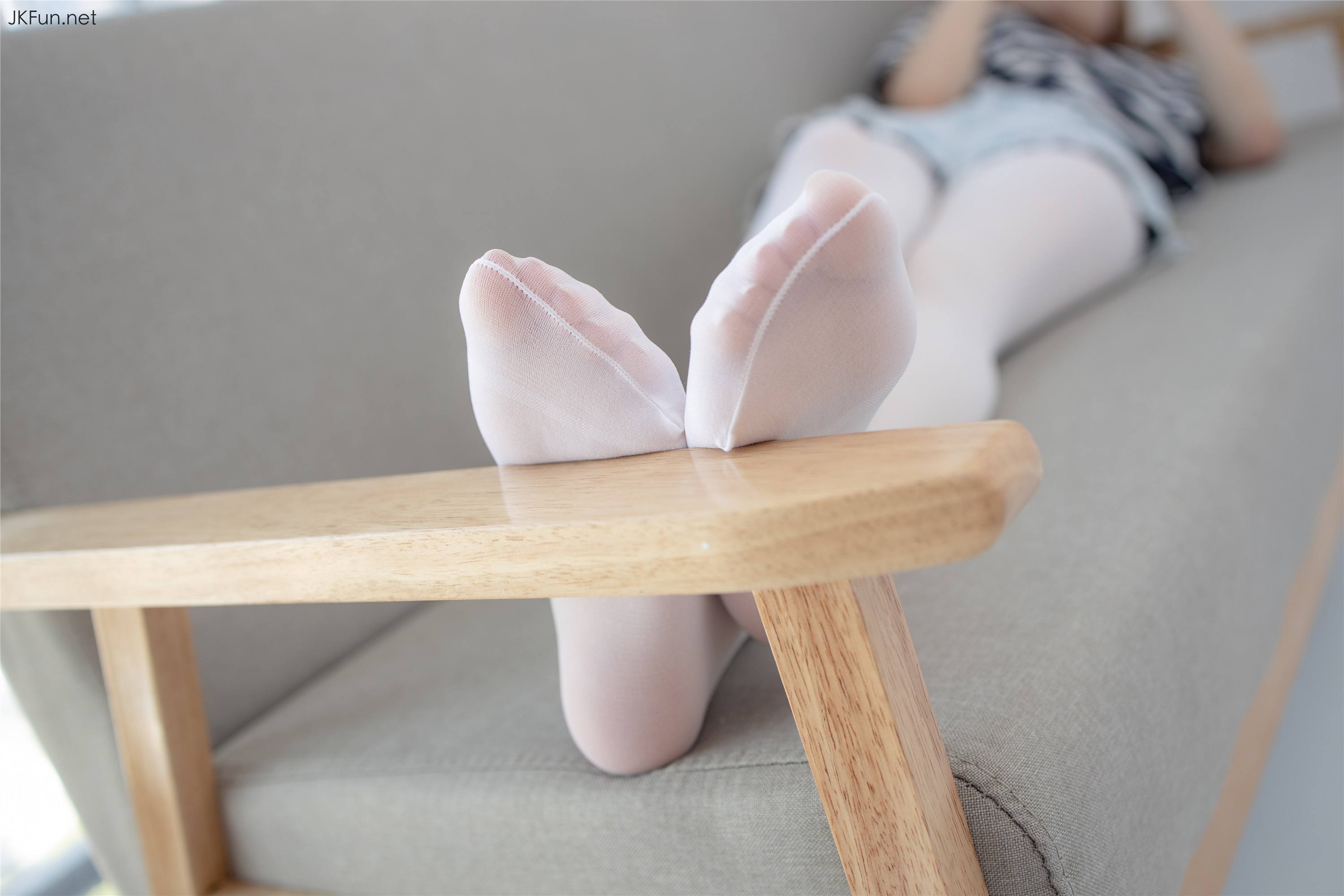 森萝财团写真 - JKFUN-020 80D白丝 Aika