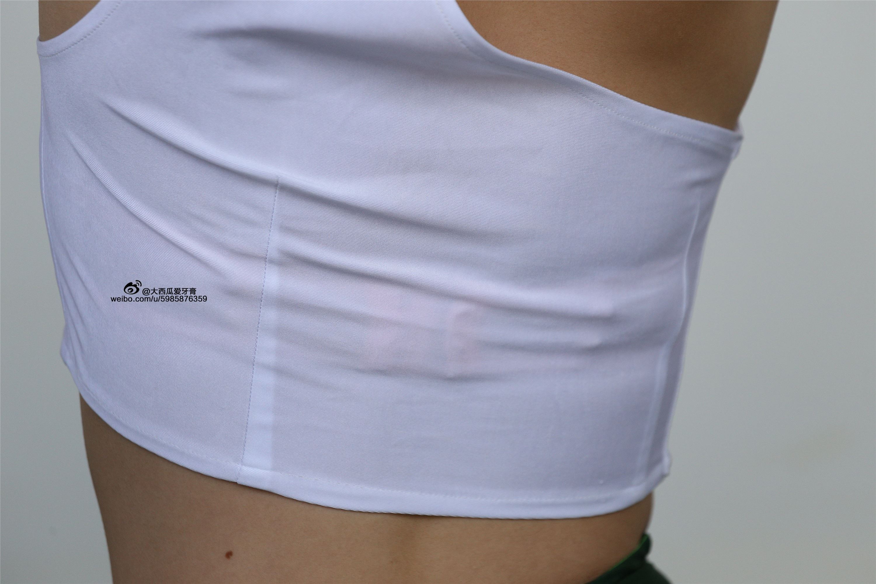 大西瓜美女图片 W006 舞蹈家1-文君 绿裙1