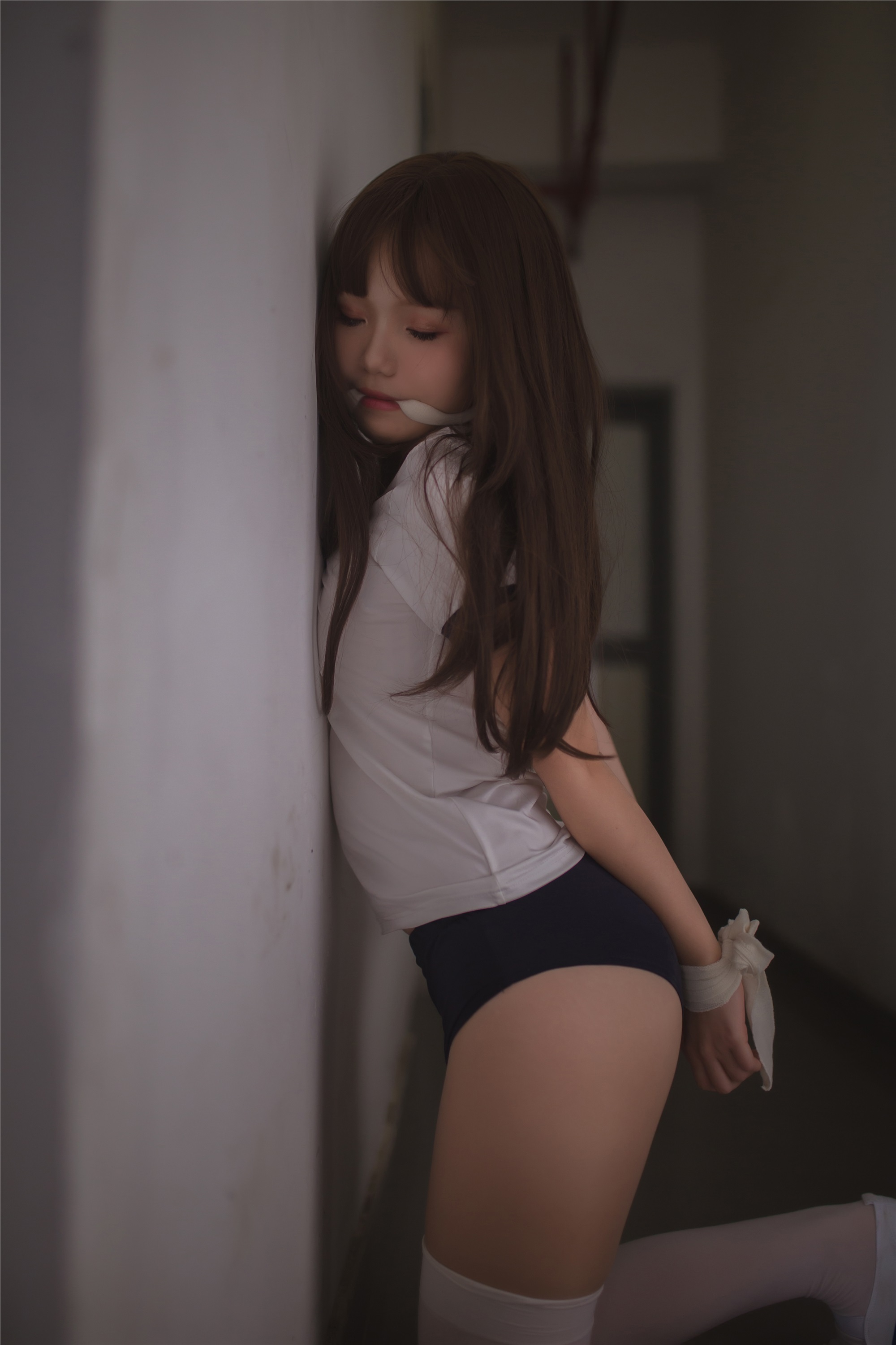 Yoko宅夏Cos - 白丝捆绑