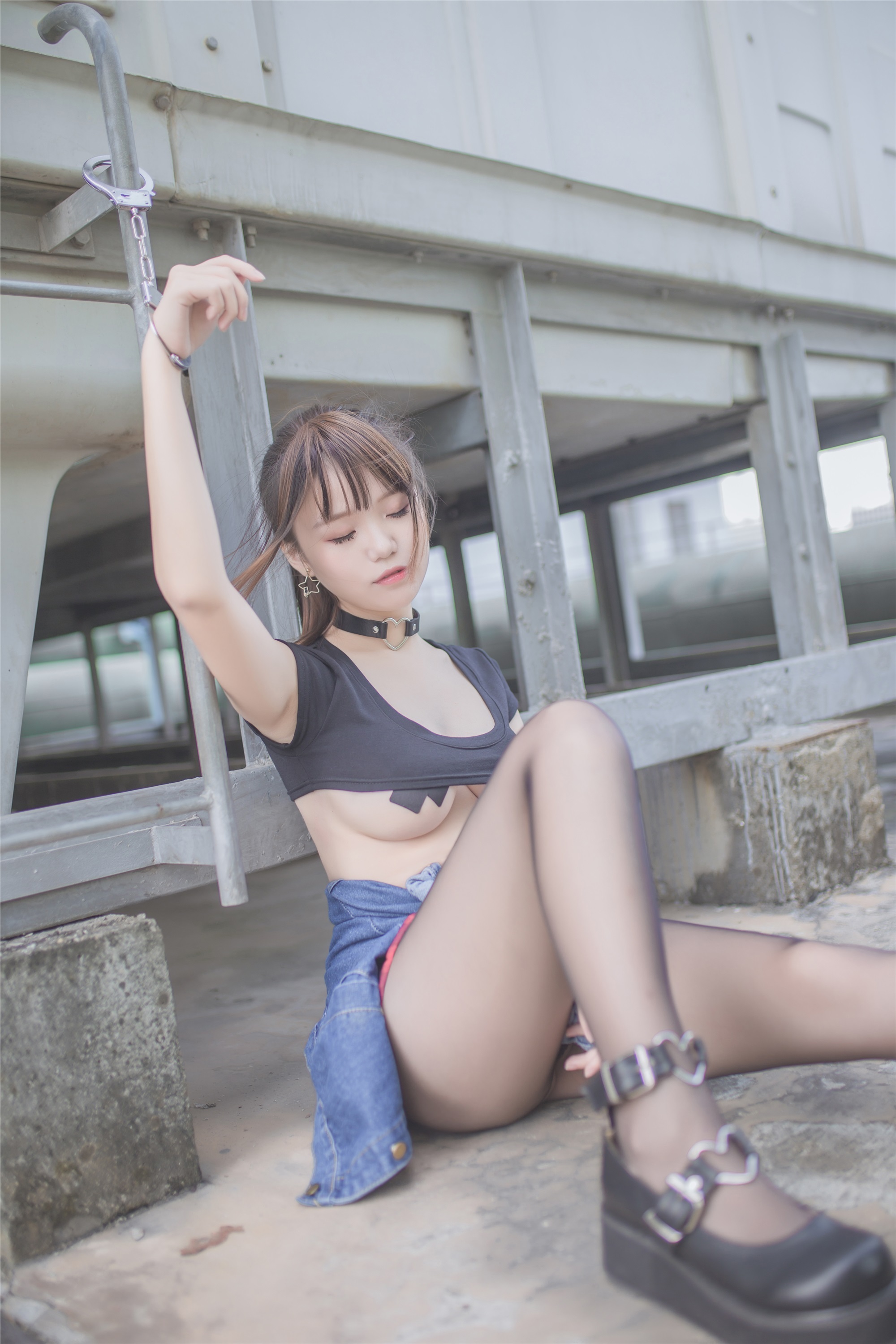 Yoko宅夏Cos - 红色格子