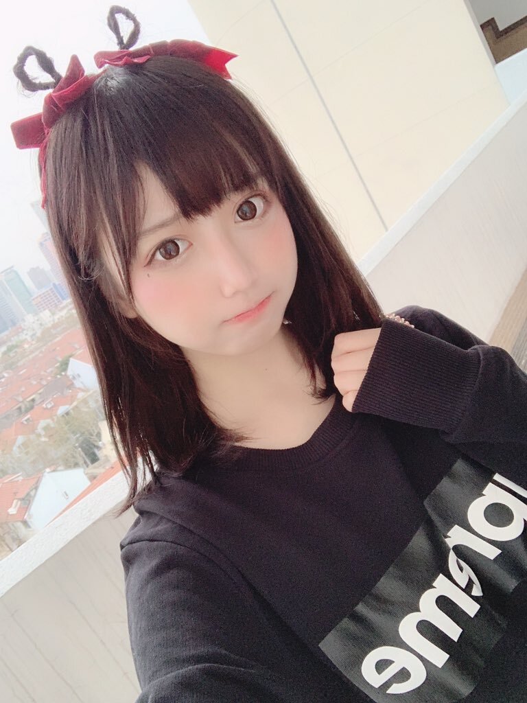 二次元妹子吧，可爱的 realyami-twitter3