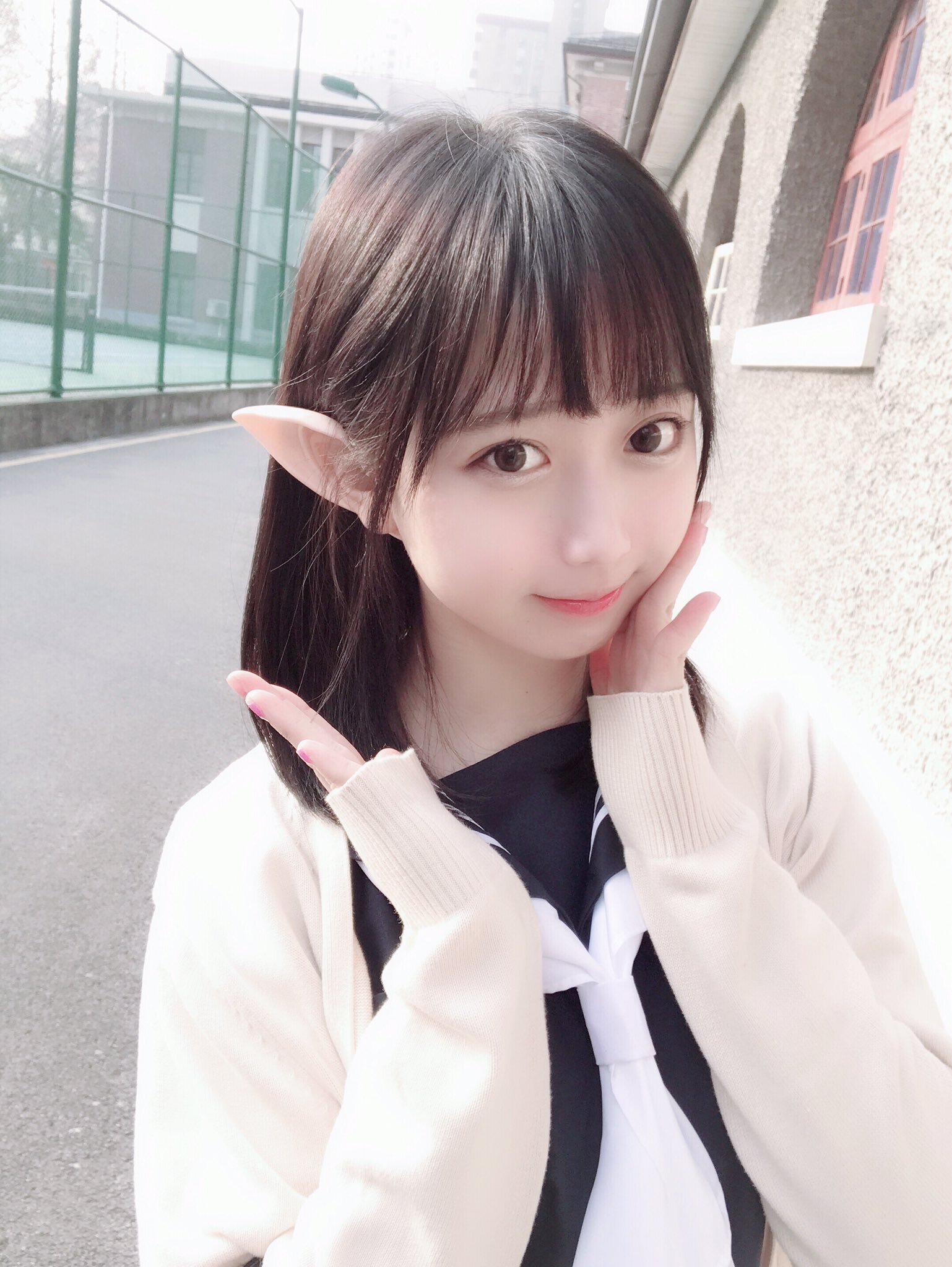 二次元妹子吧，可爱的 realyami-twitter3