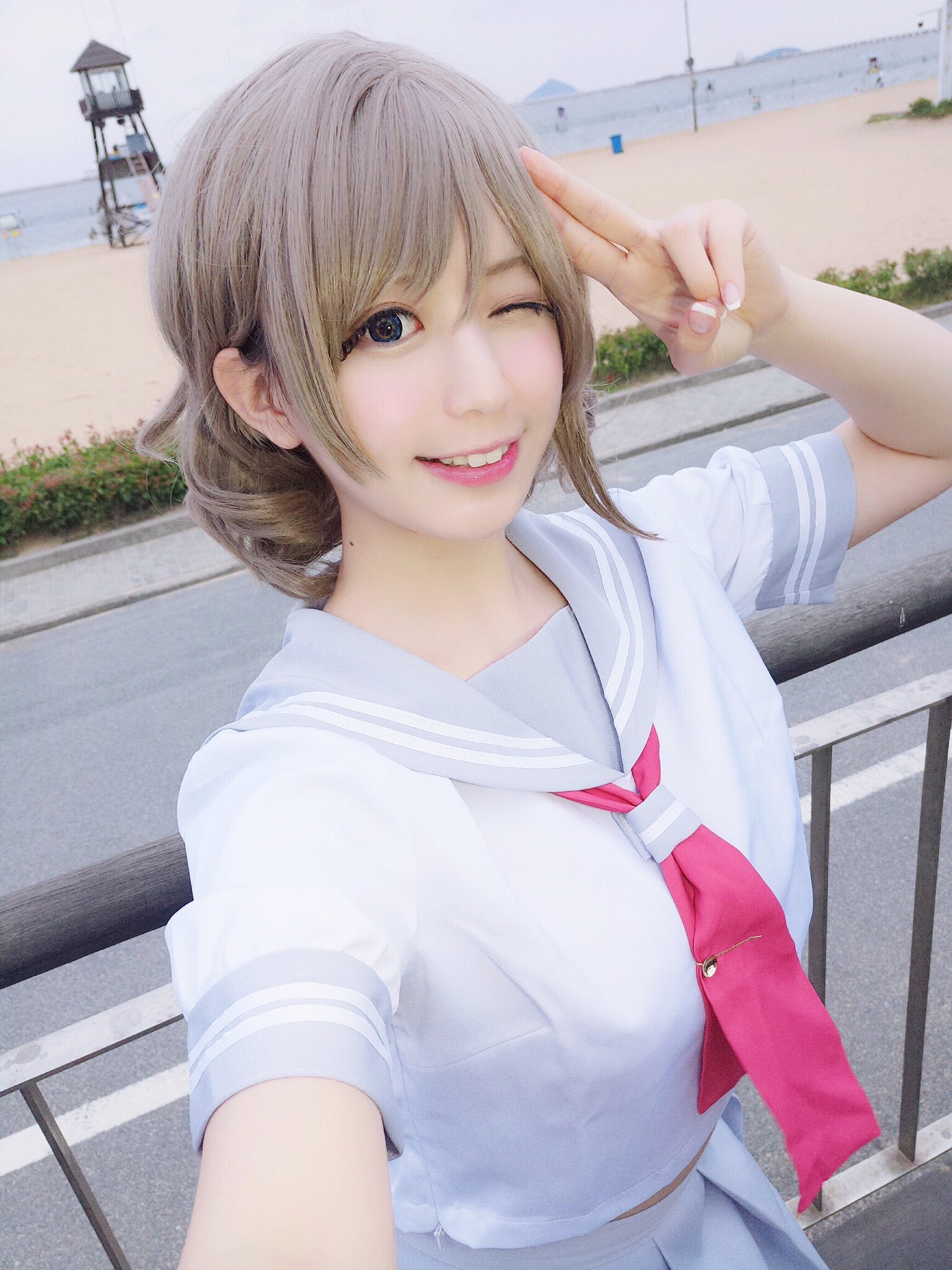 二次元妹子吧，可爱的 realyami-twitter5