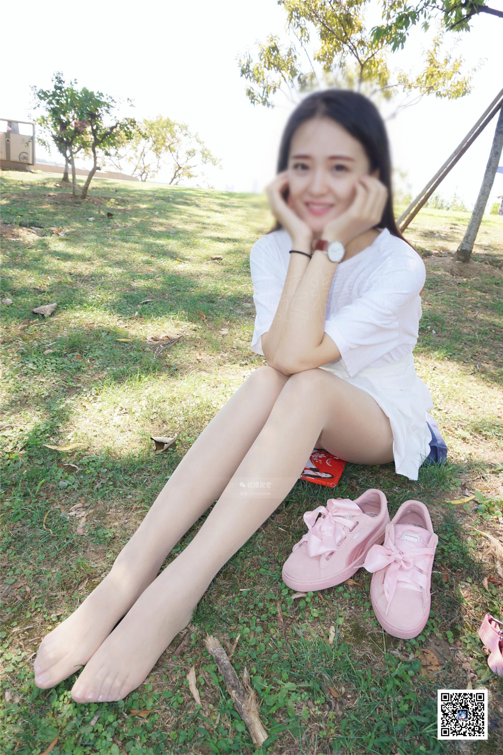 妖精视觉 NO.097 苏苏 “蝴蝶裆”丝袜笔记