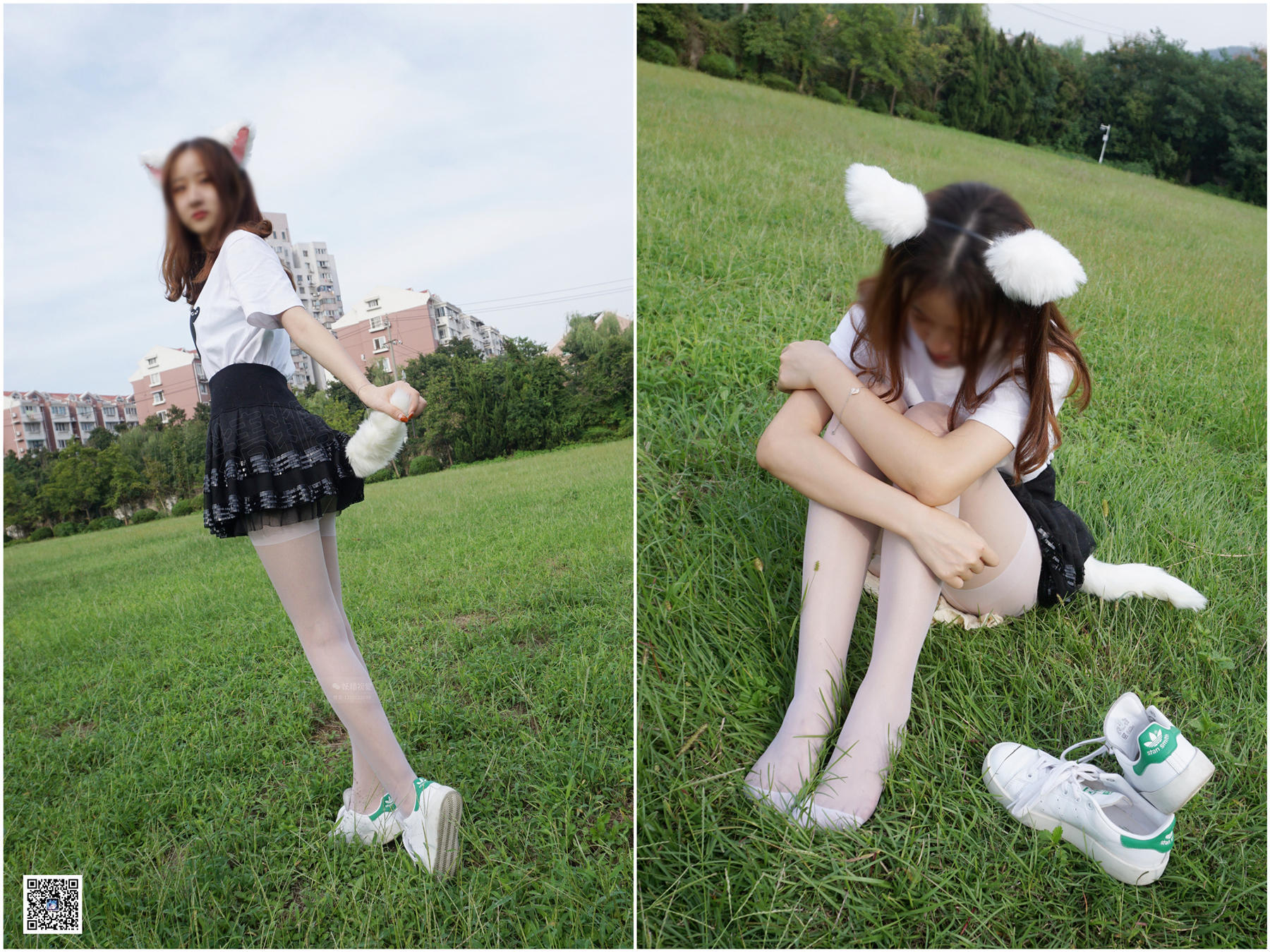 妖精视觉 NO.098 粥粥 狐狸师妹的白丝袜