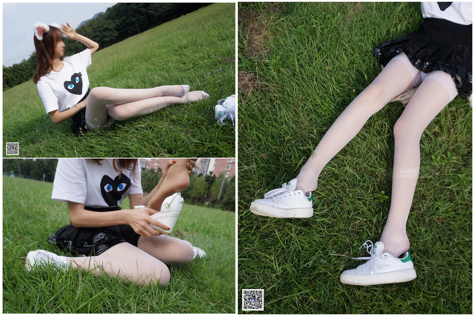 妖精视觉 NO.098 粥粥 狐狸师妹的白丝袜