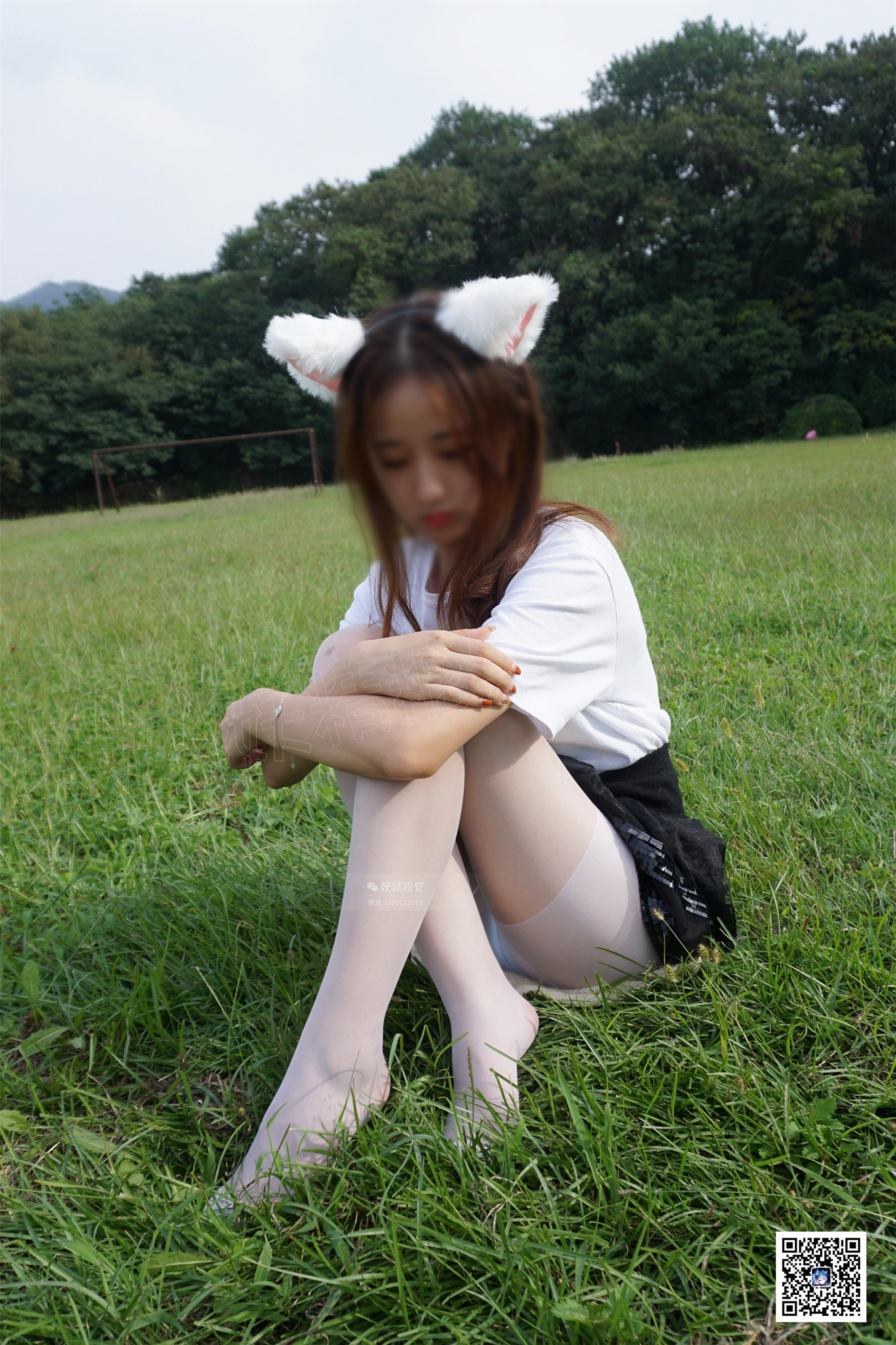 妖精视觉 NO.098 粥粥 狐狸师妹的白丝袜