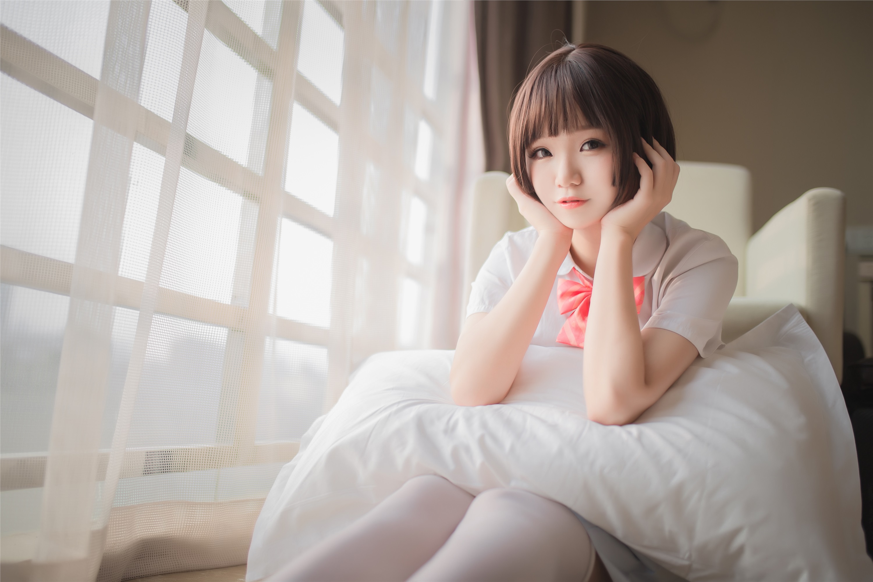 Yoko宅夏Cos  一号写真本  白丝