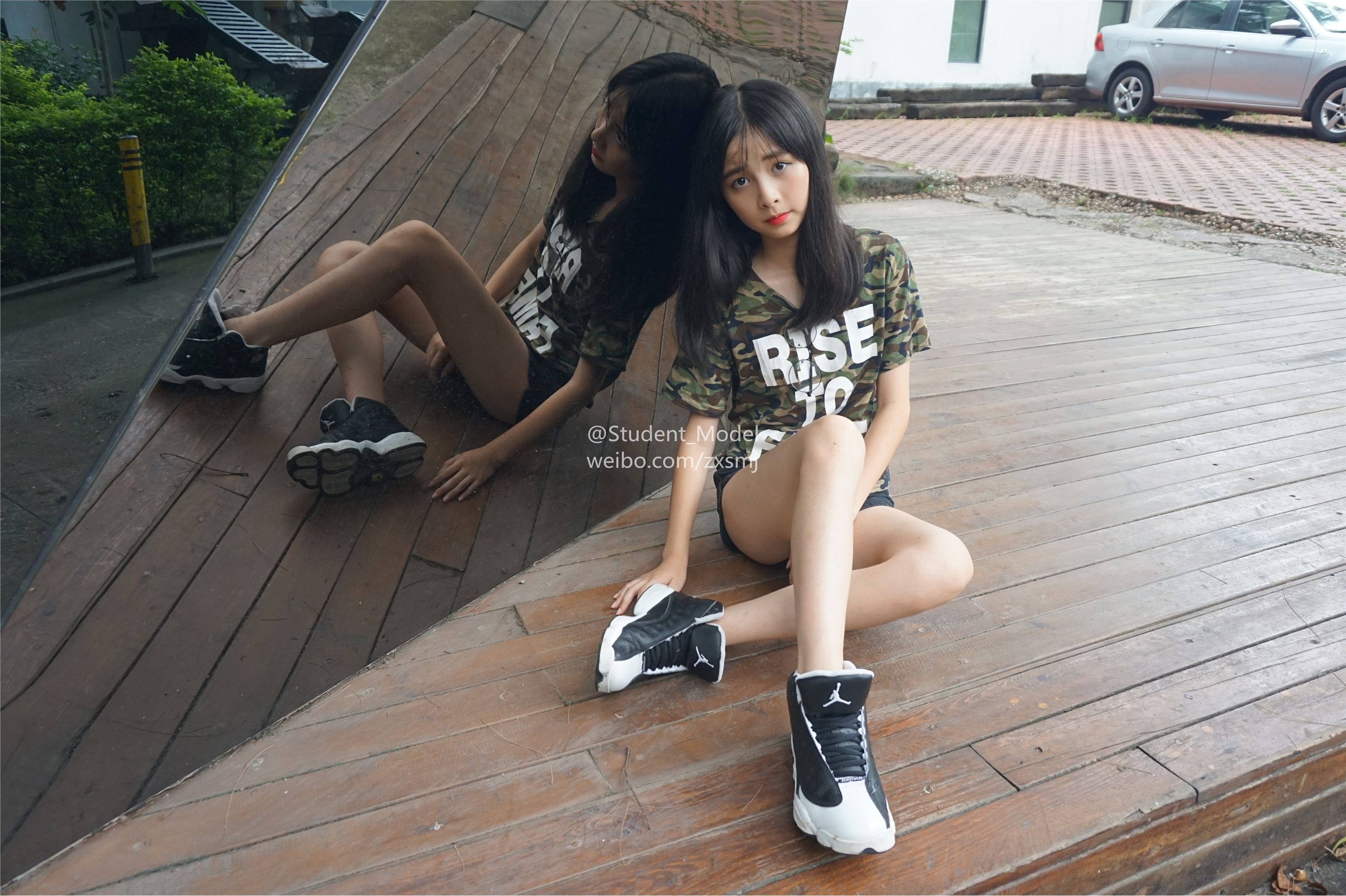 学生模特 套图 小龙猫