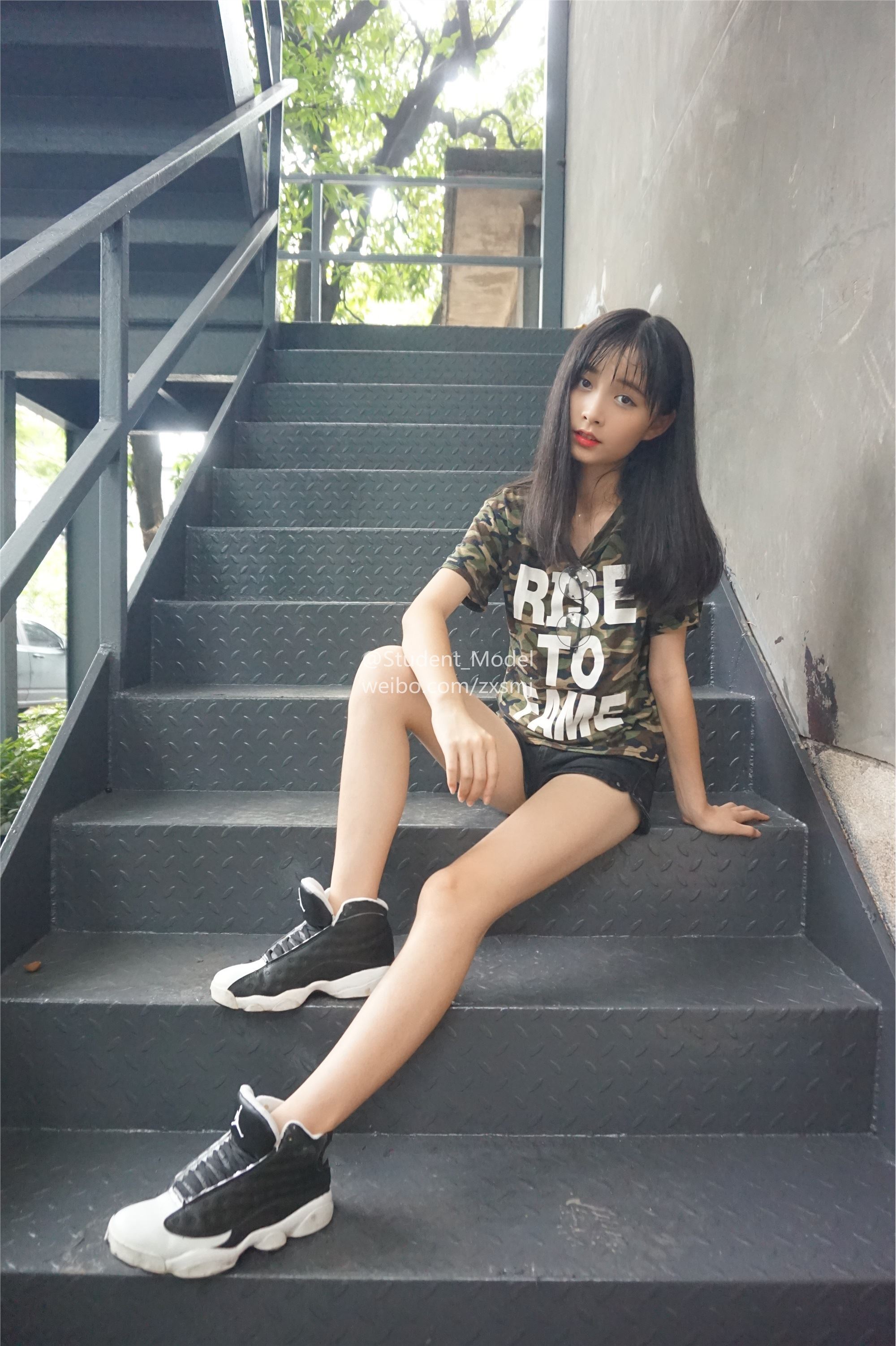 学生模特 套图 小龙猫