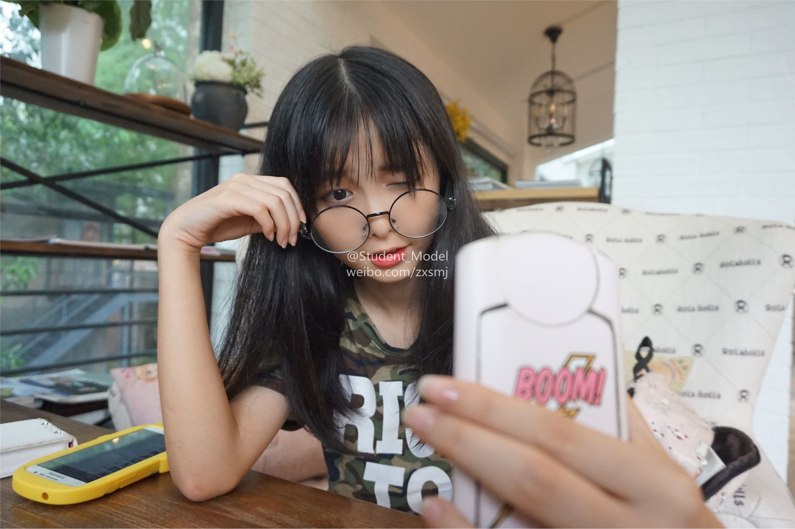 学生模特 套图 小龙猫