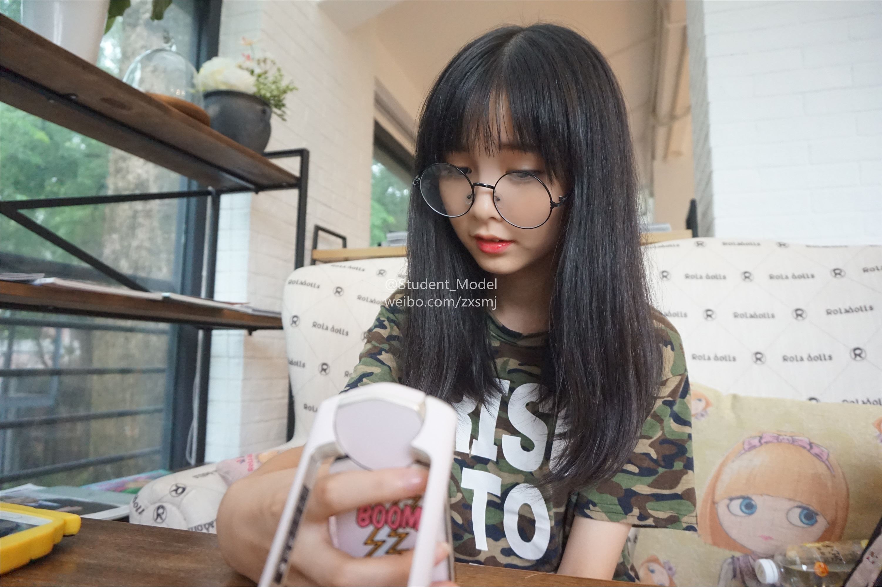 学生模特 套图 小龙猫