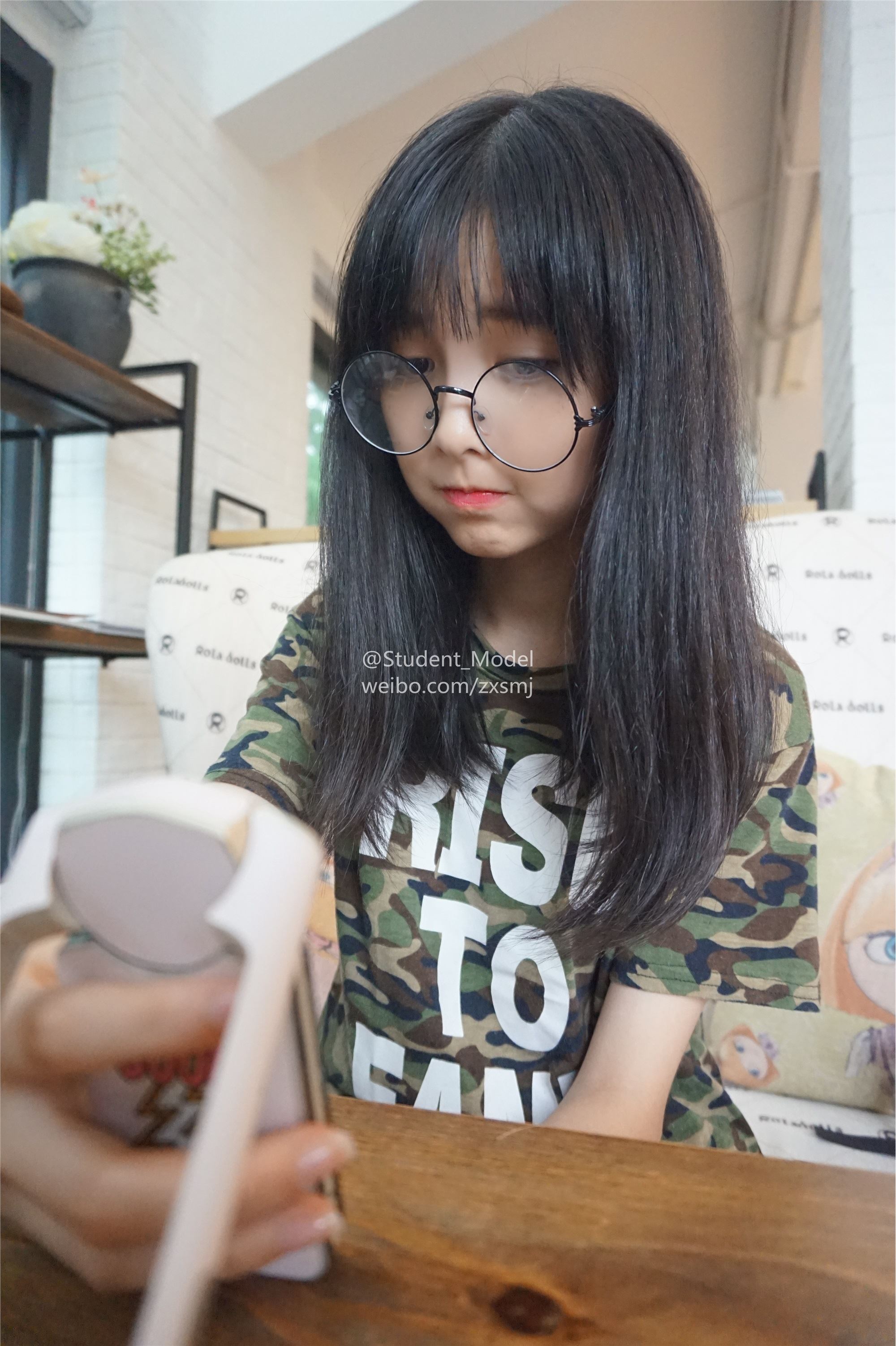 学生模特 套图 小龙猫