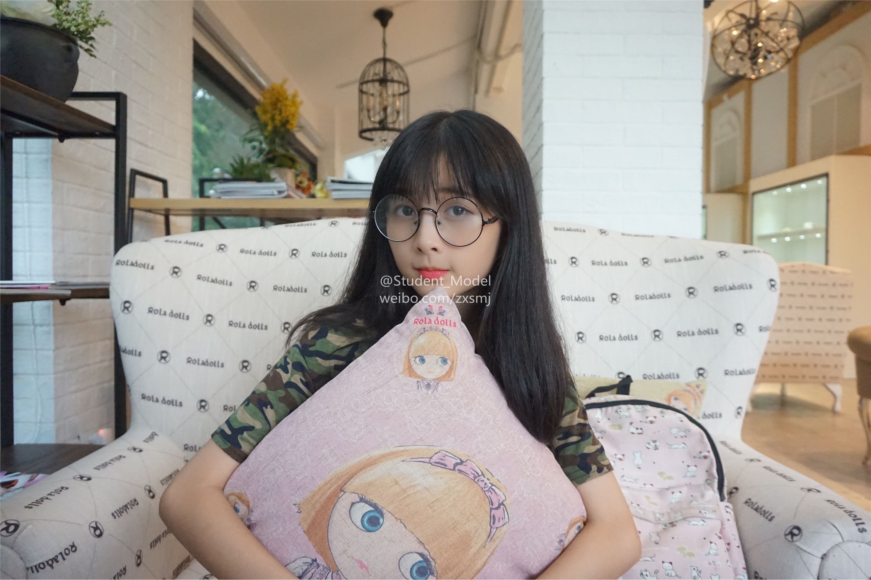 学生模特 套图 小龙猫
