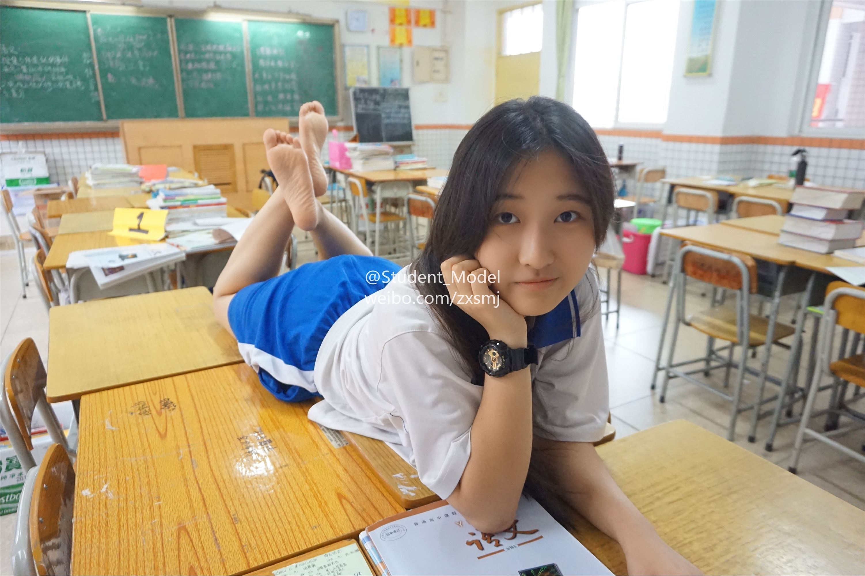 学生模特 套图 小铭