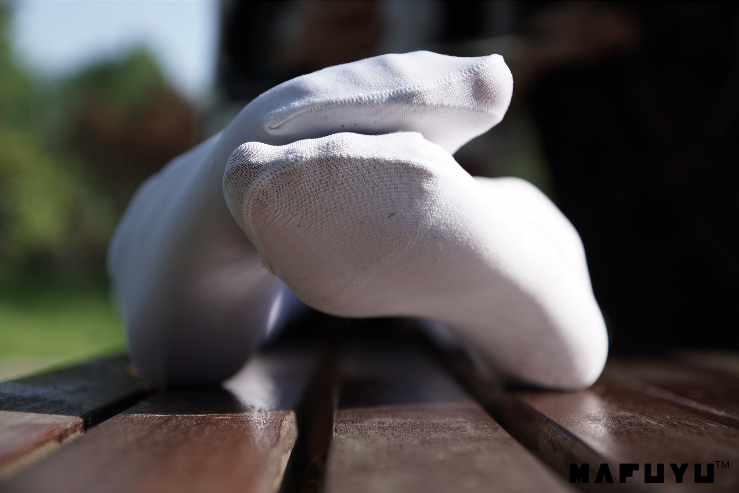 神楽坂真冬套图 - 少女と自然と白い靴下