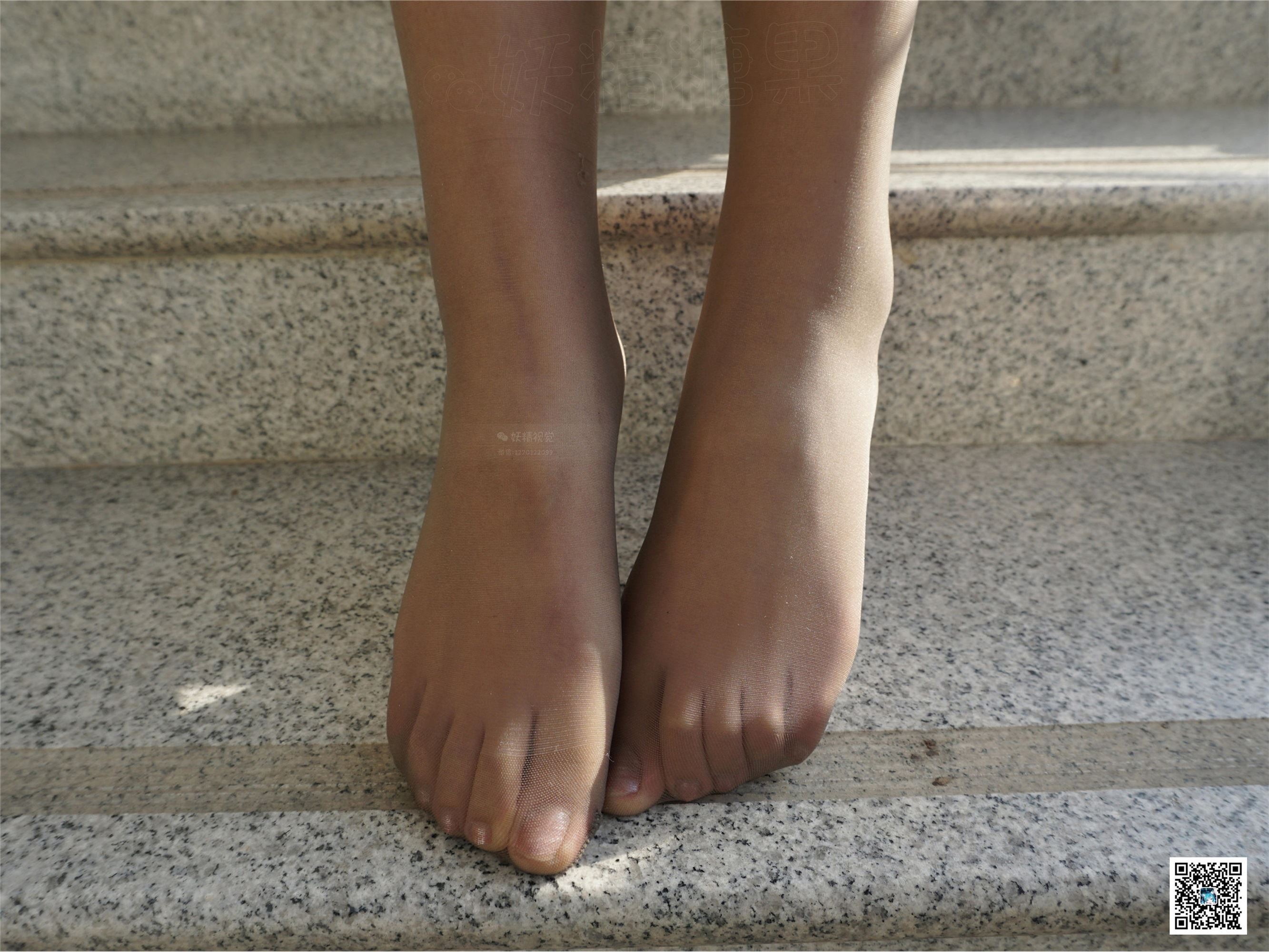 妖精视觉  苏苏 长靴&高跟，双色丝袜