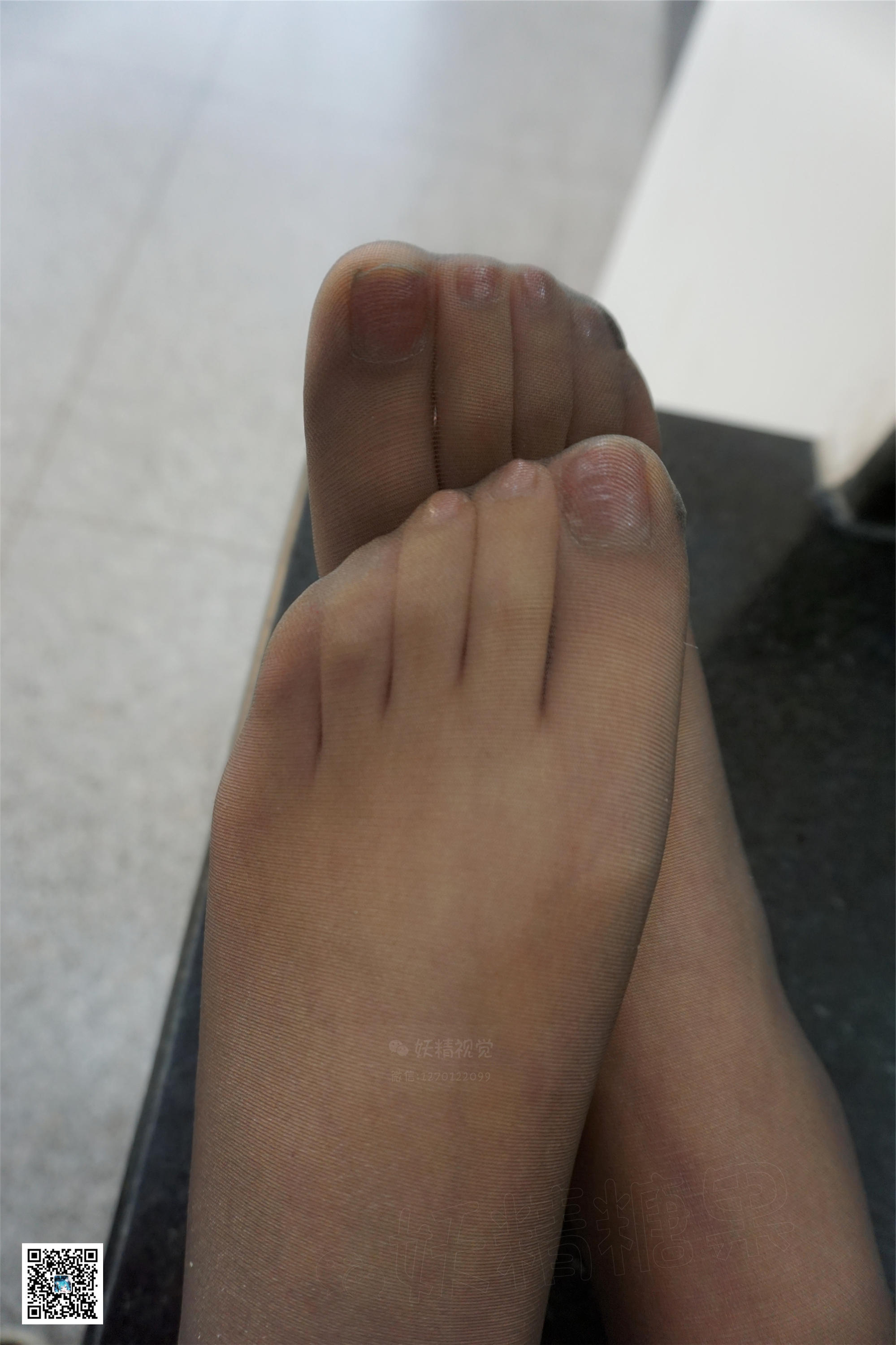 妖精视觉  苏苏 长靴&高跟，双色丝袜