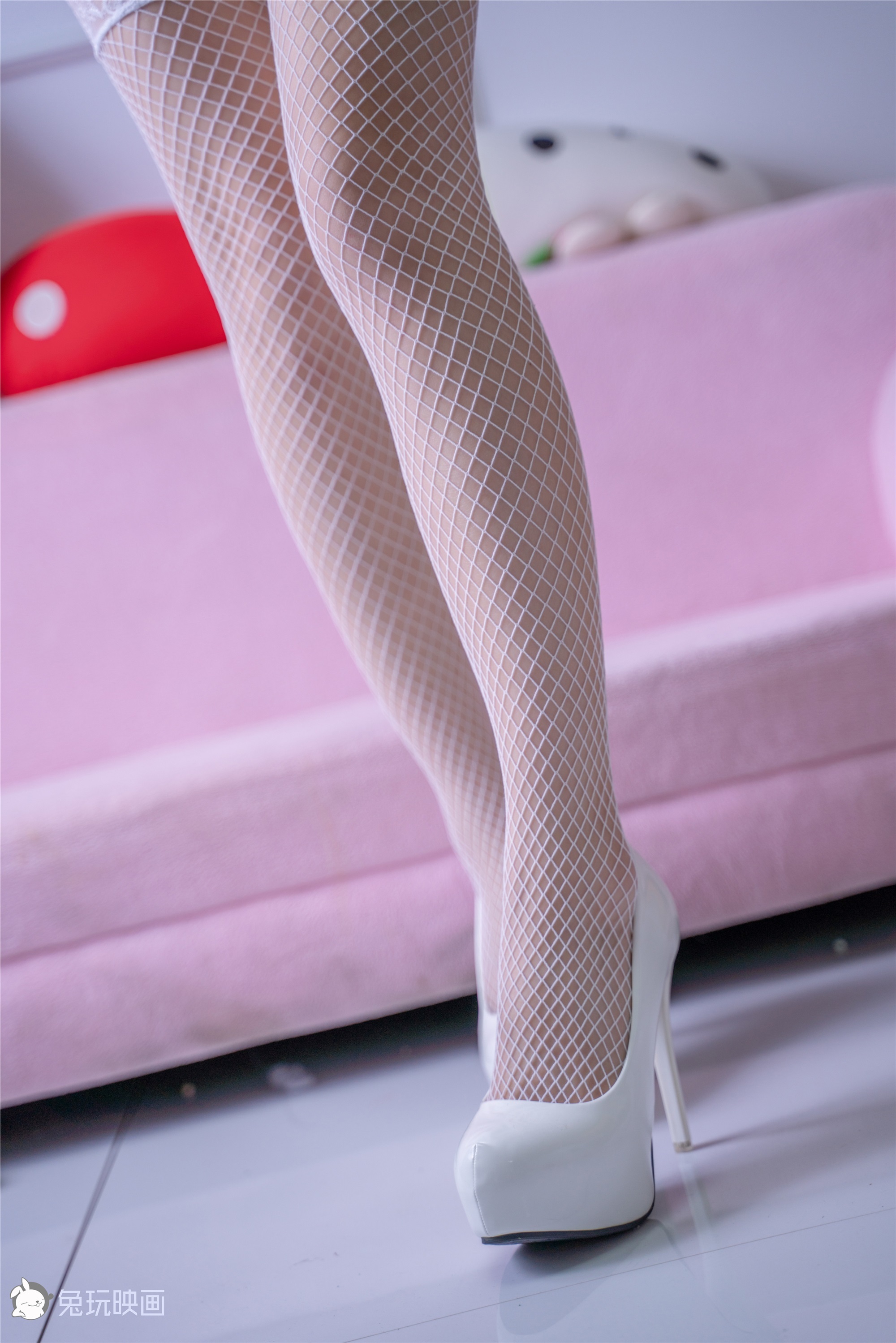 兔玩映画系列 Vol.077 粉色毛衣和白丝