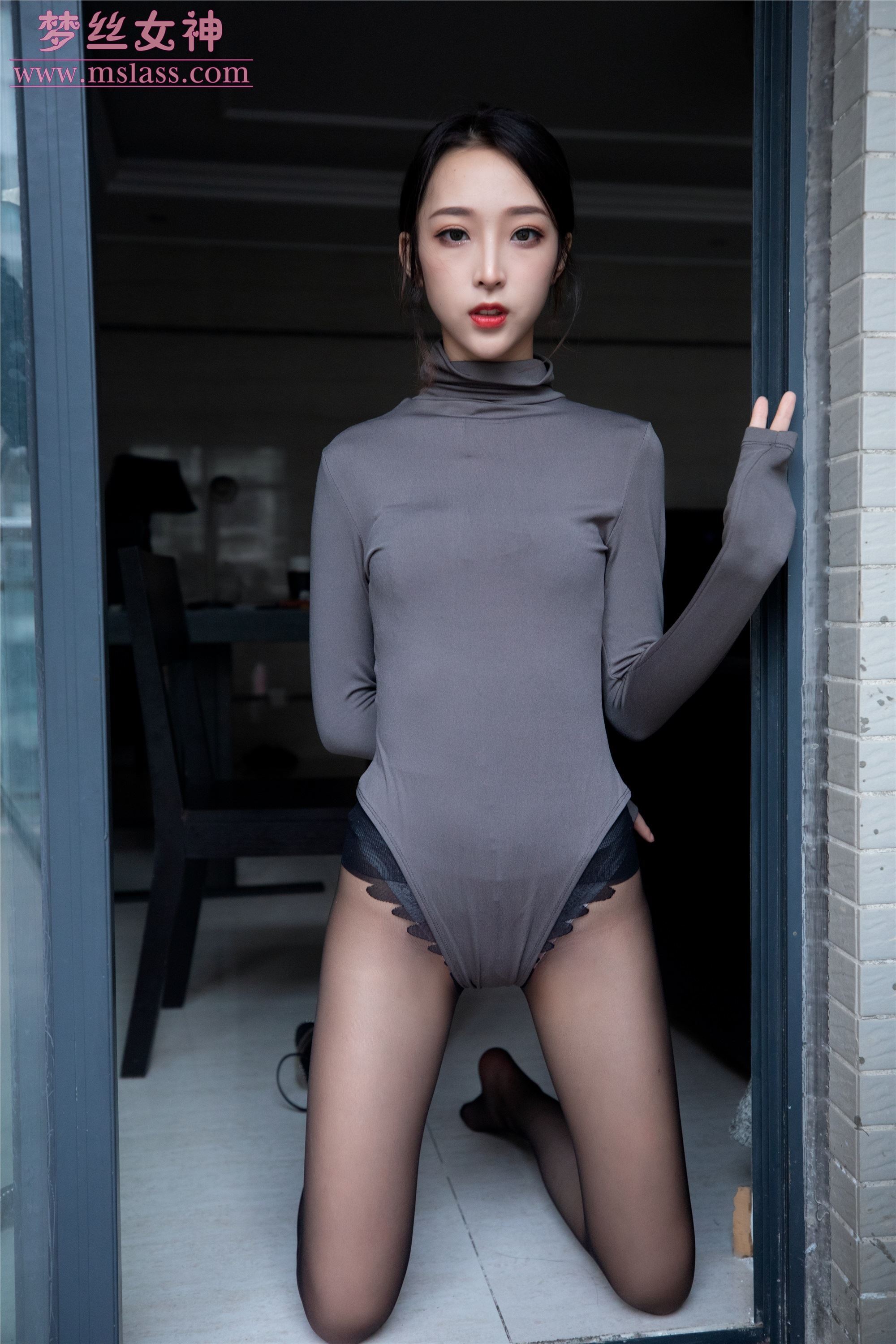 MSLASS梦丝女神 - 乔儿 美女主播（黑色）